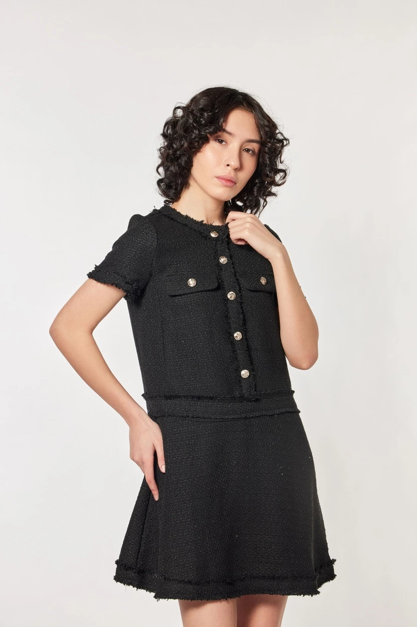 Платье черный для женщин 44116-1 54