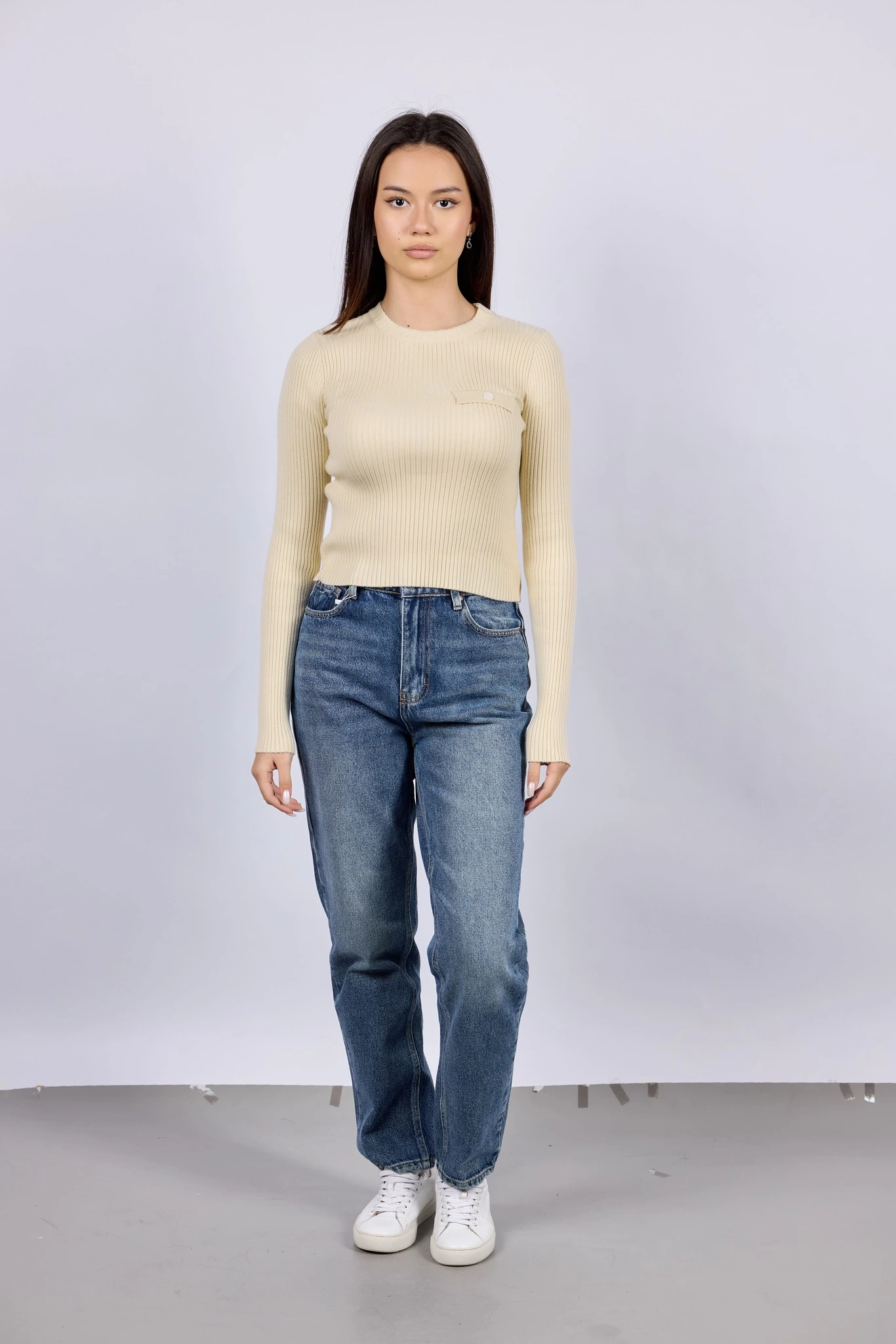 Джинсы голубой для женщин 43755-10 74