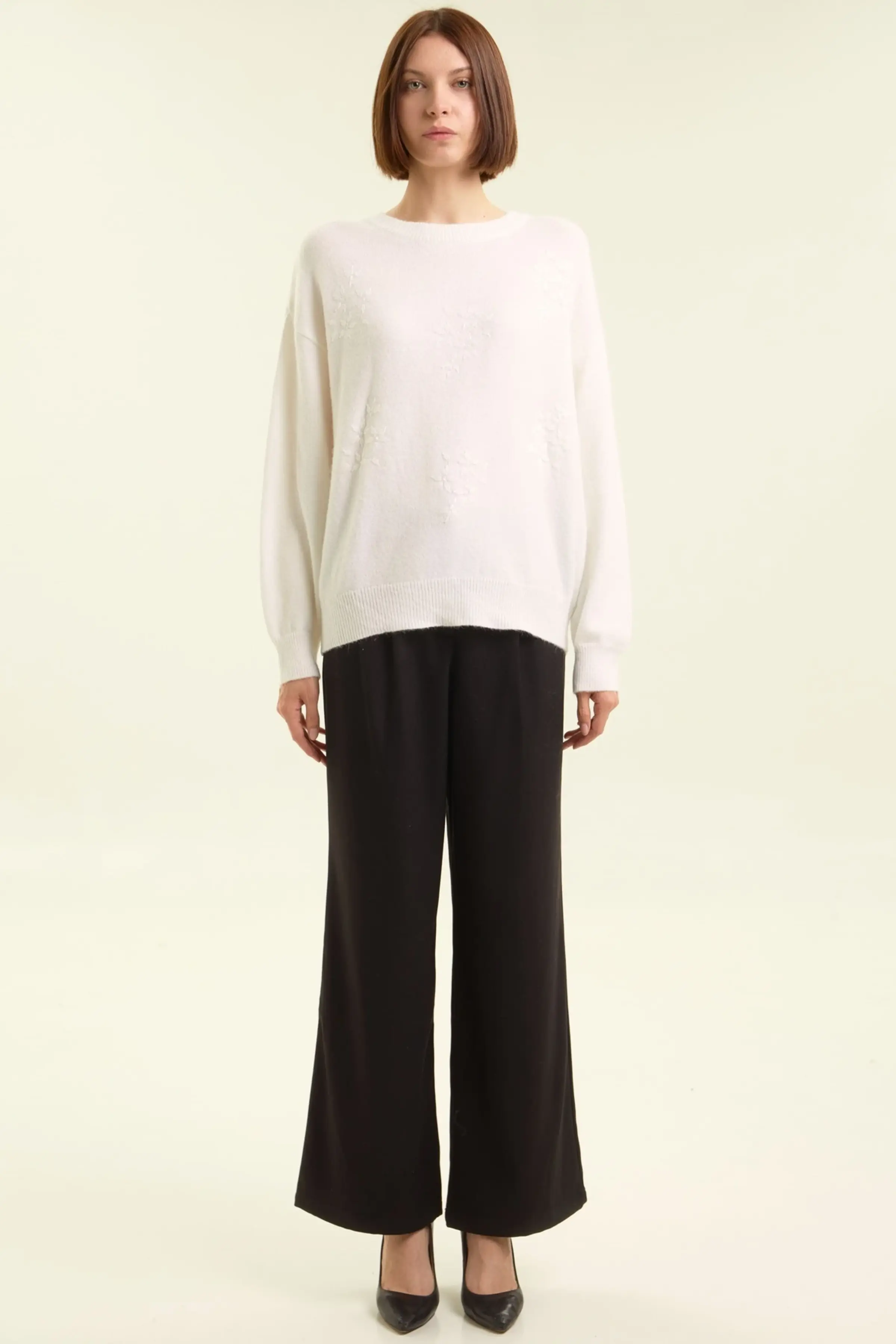 Свитер белый для женщин 47187-4 65