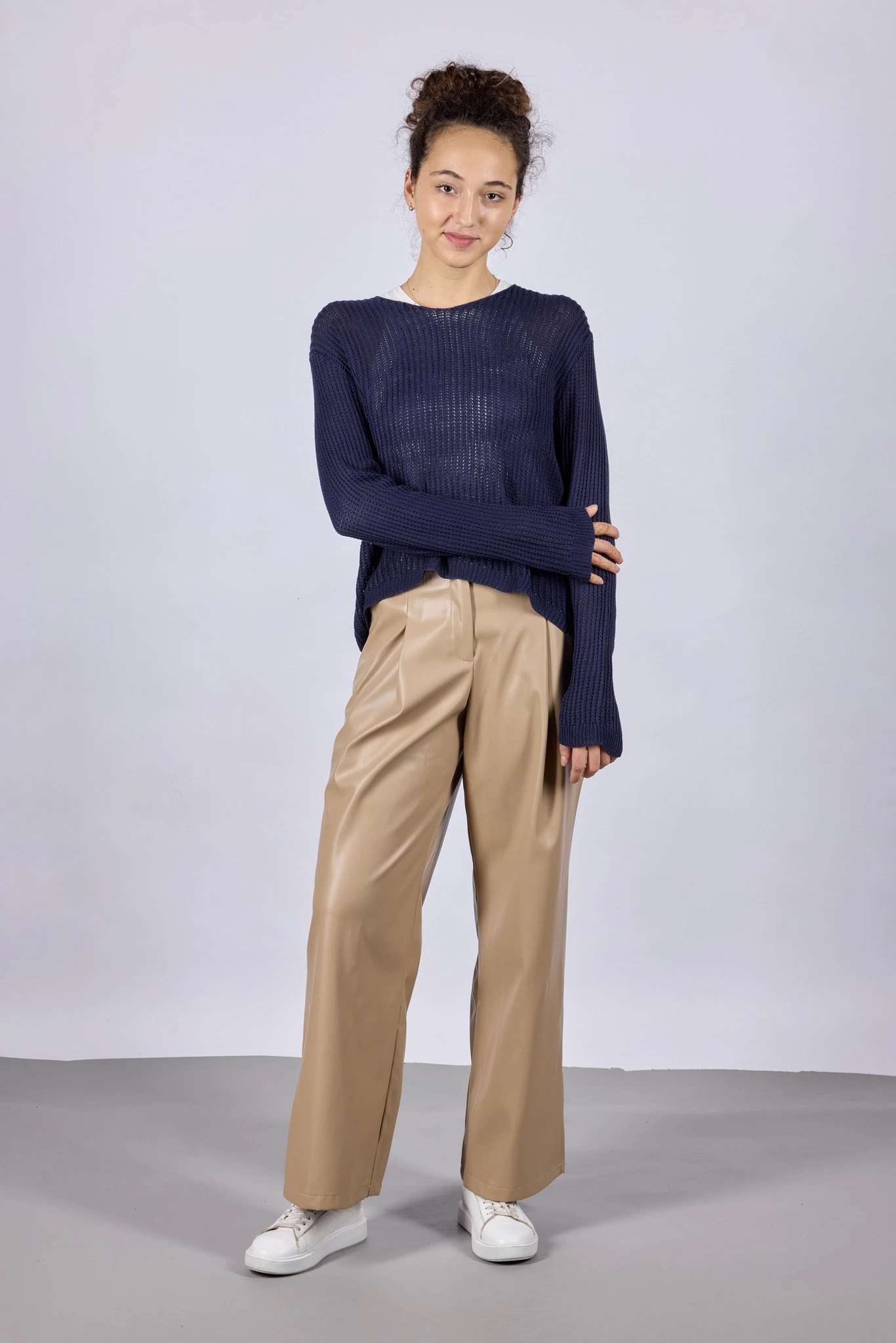 Джемпер синий для женщин 44109-65 60