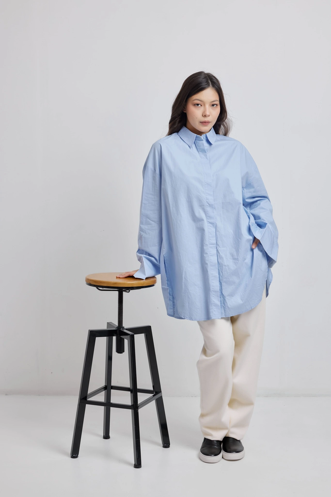 Рубашка синий для женщин 42211-65 66