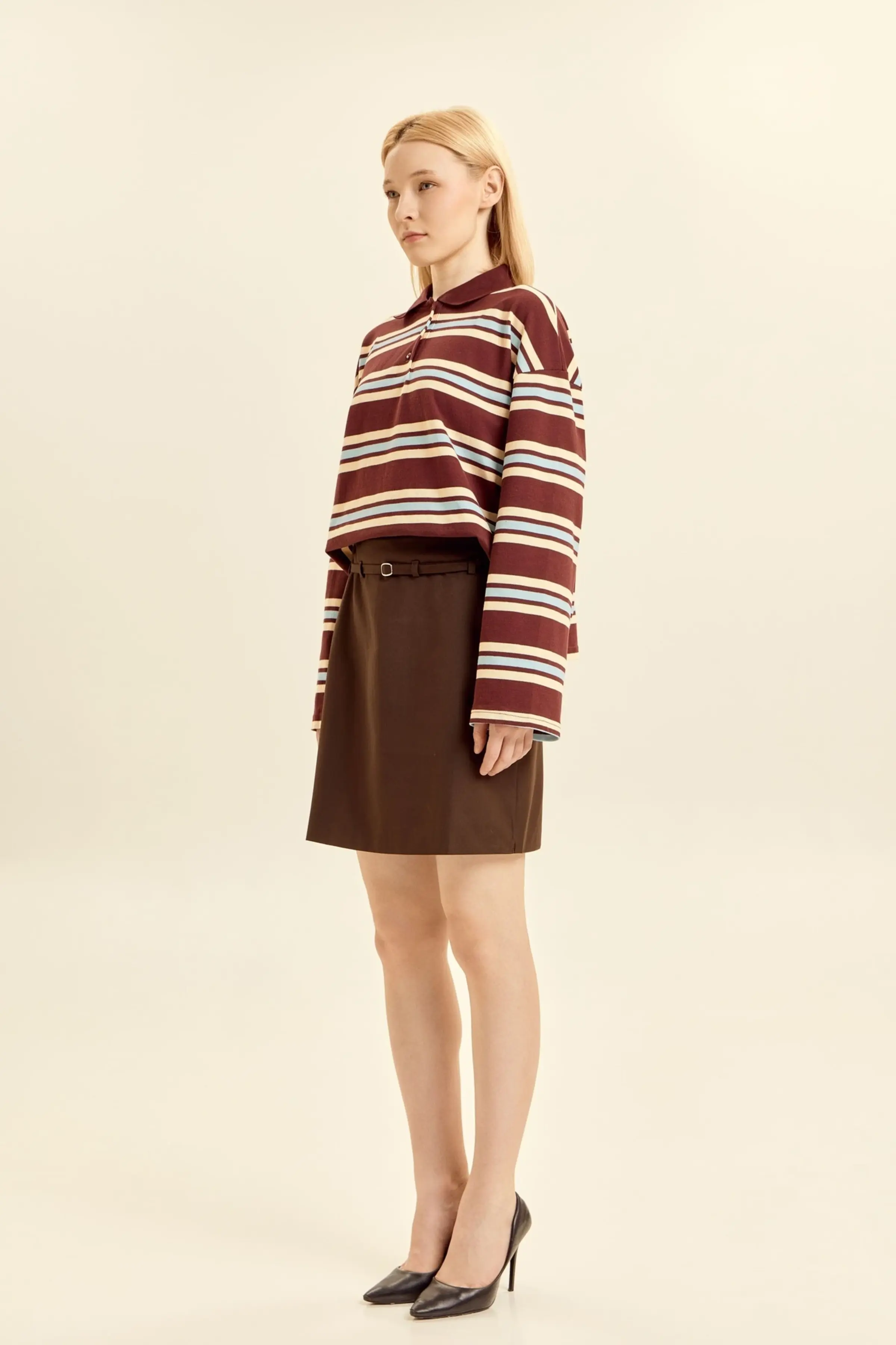 Юбка коричневый для женщин 46267-13 52