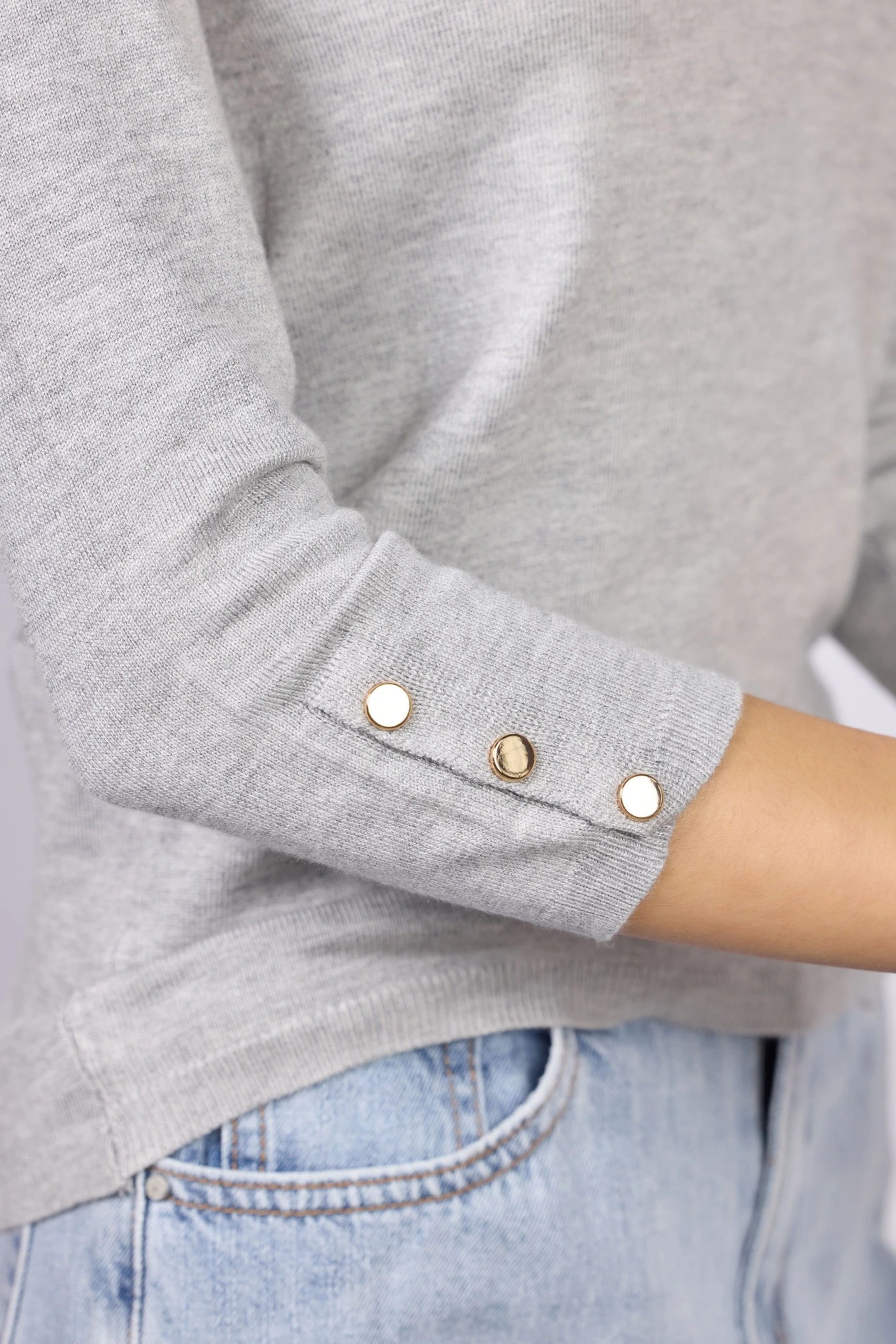 Джемпер серый для женщин 42258-61 60