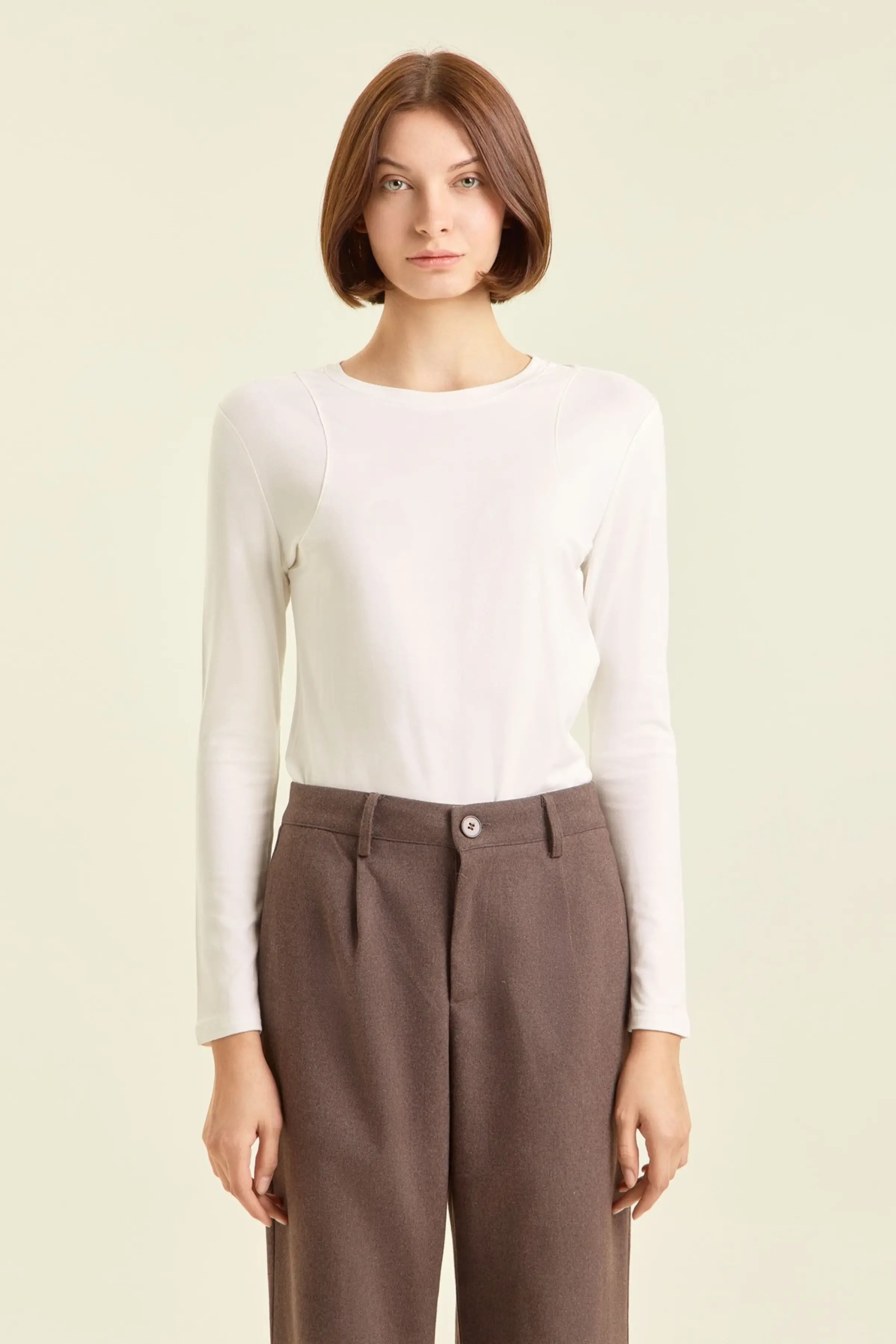 Лонгслив белый для женщин 47241-4 59