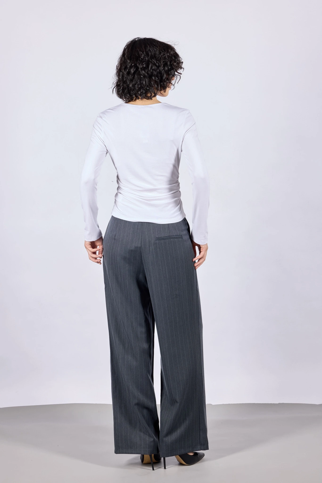 Лонгслив белый для женщин 44153-4 59