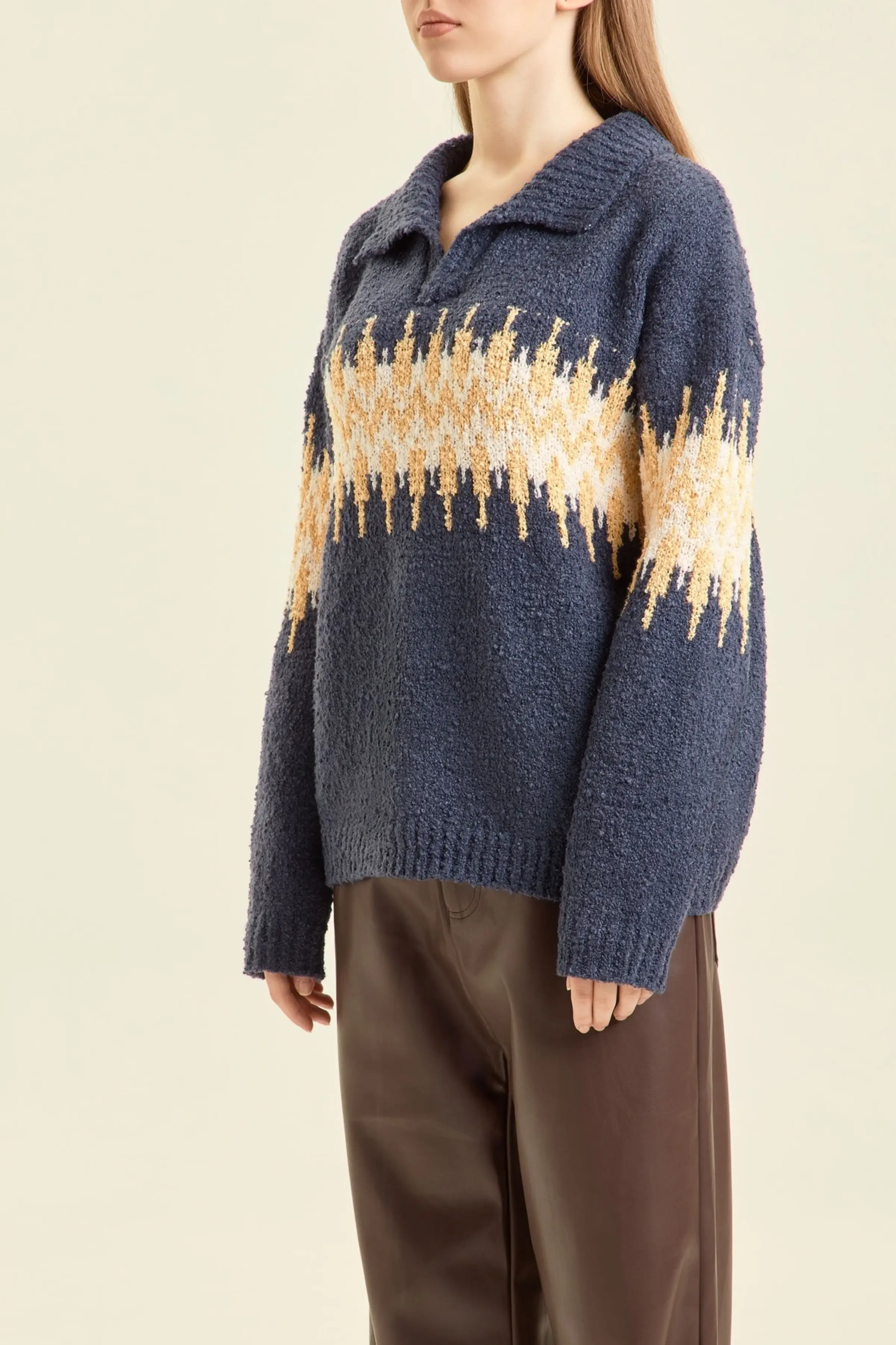 Свитер синий для женщин 47208-65 65