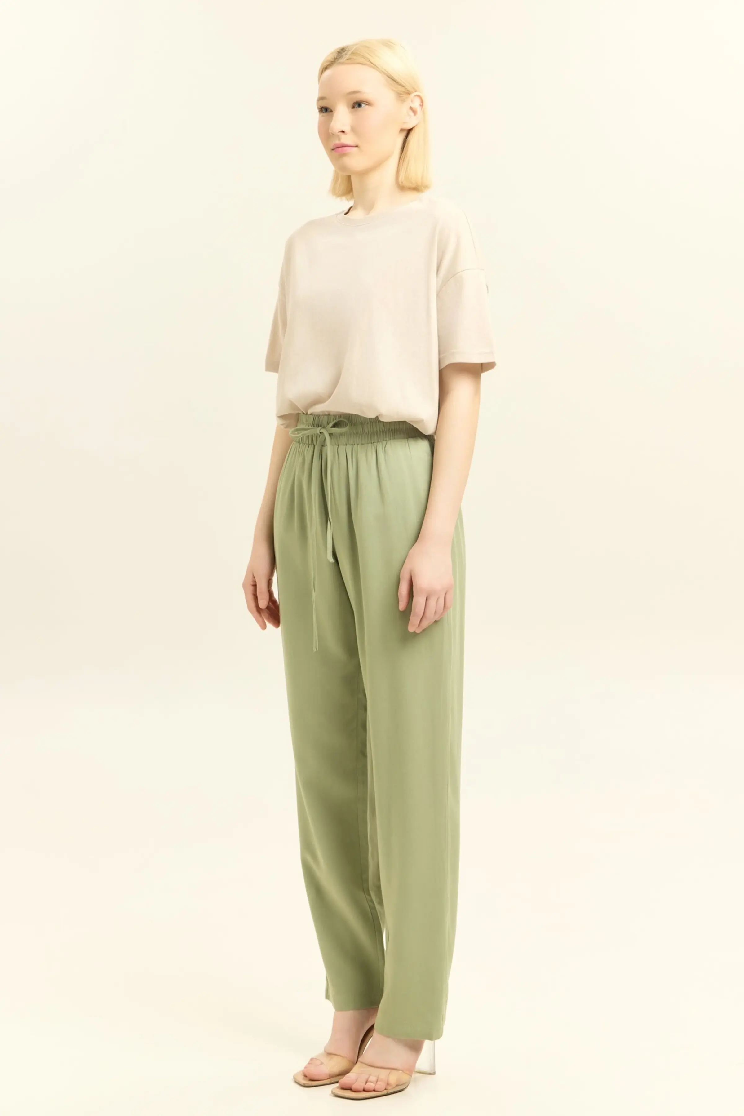 Брюки хаки для женщин 45289-14 71