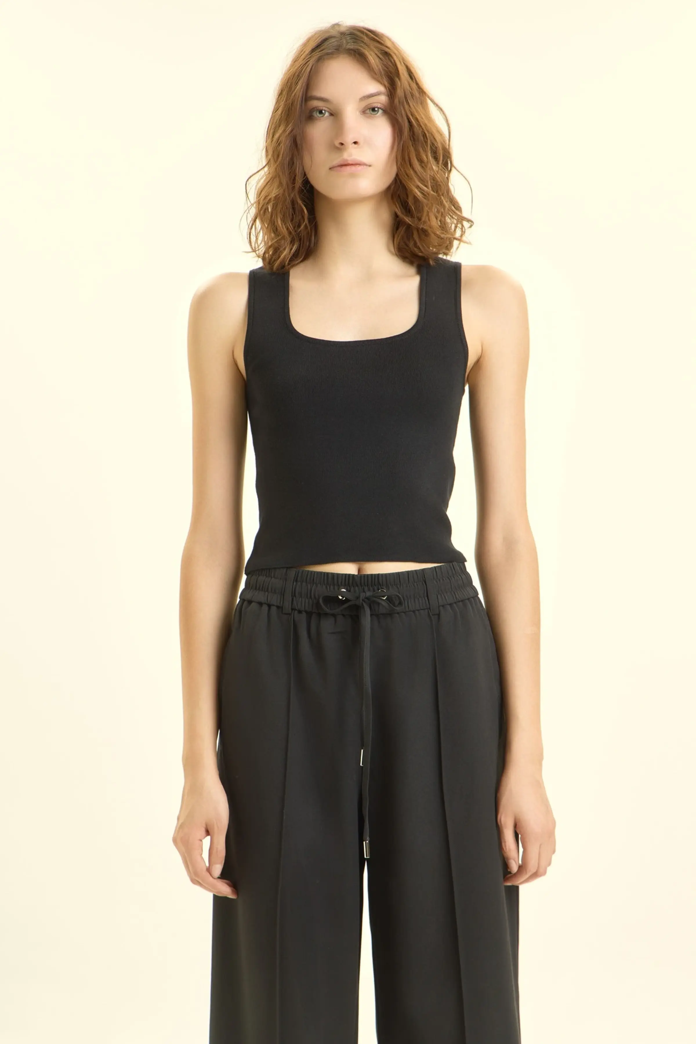 Топ черный для женщин 46189-1 46