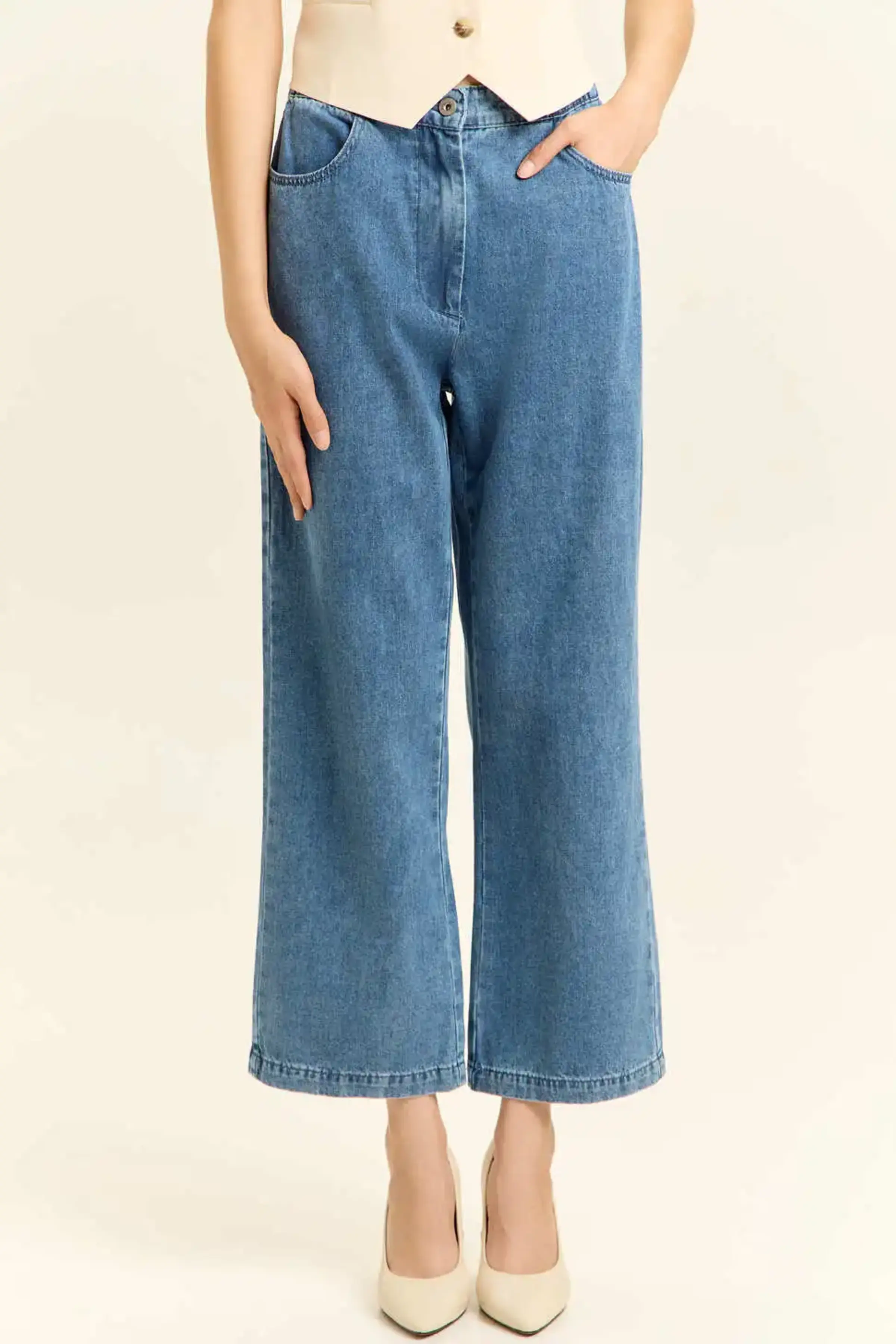 Джинсы светло-синий для женщин 45292-195 74