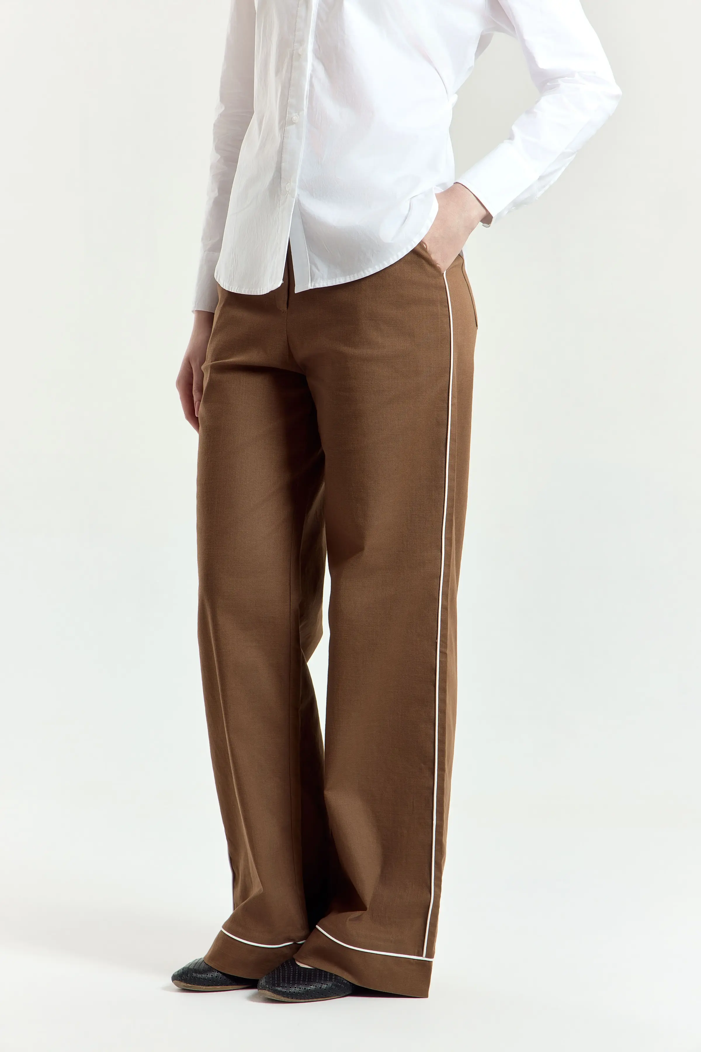 Брюки коричневый для женщин 45221-13 71