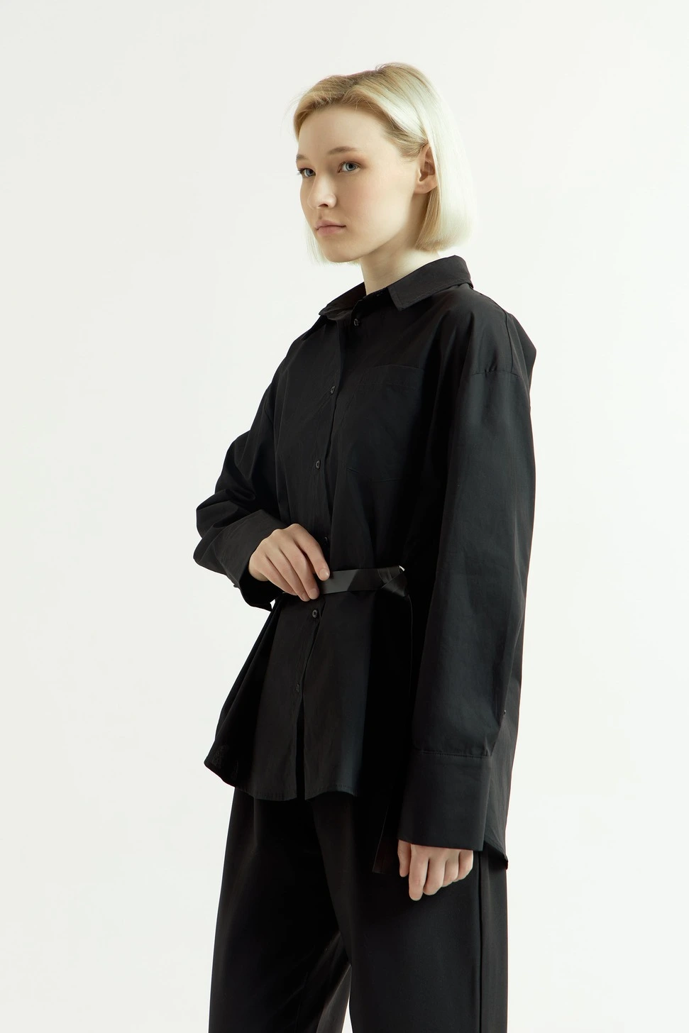 Рубашка черный для женщин 44250-1 66