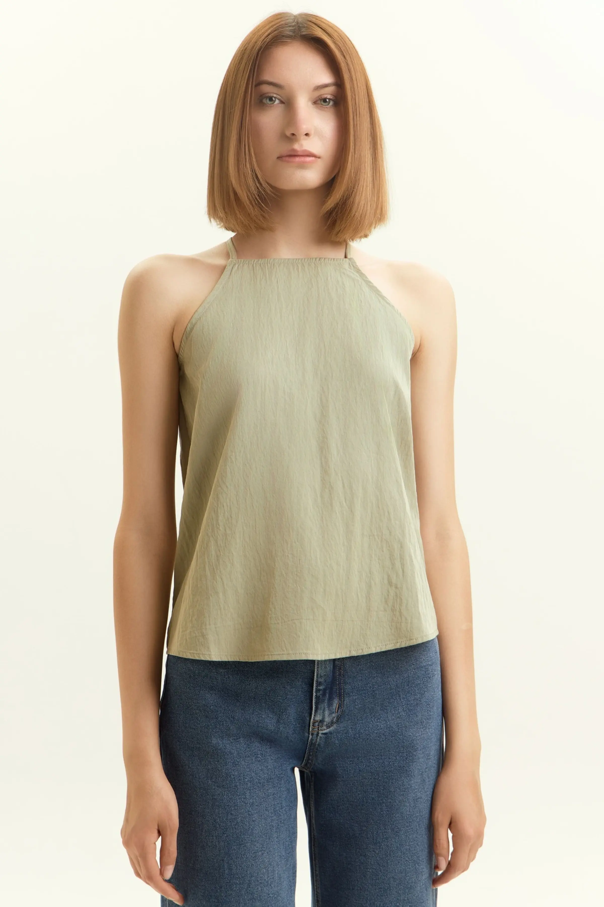 Топ хаки для женщин 45135-14 46