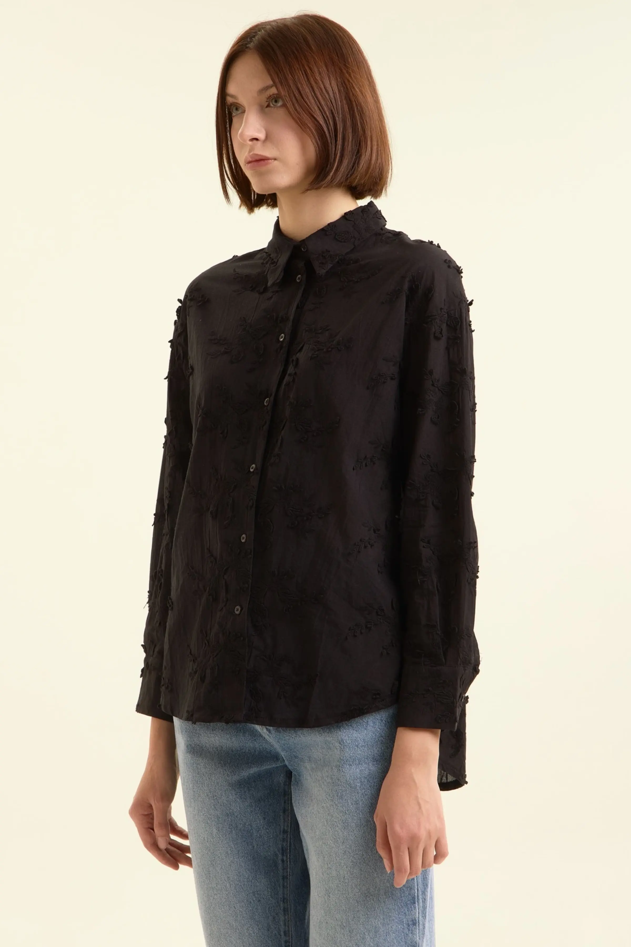 Рубашка черный для женщин 47203-1 66