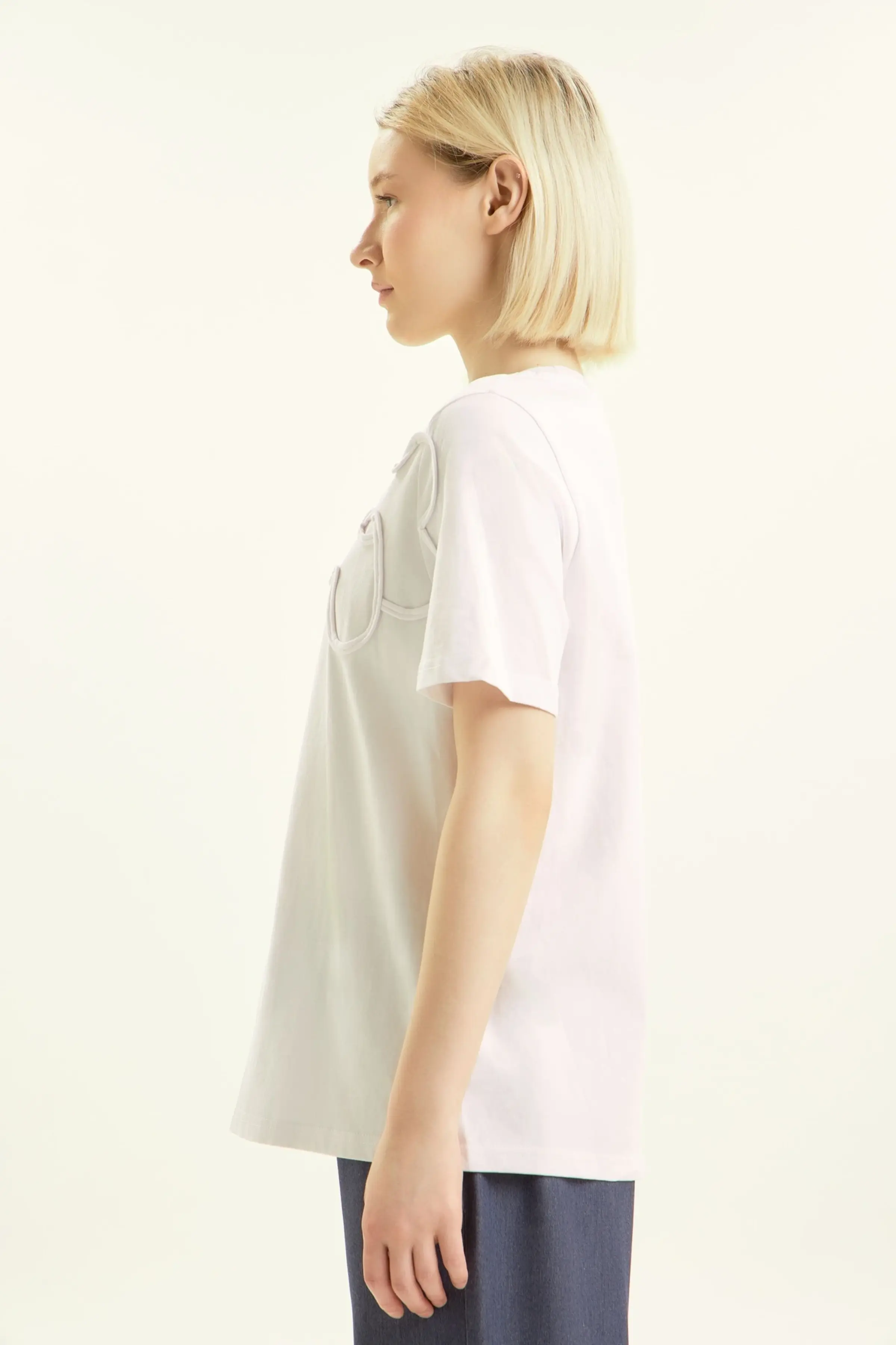 Футболка белый для женщин 44198-4 67