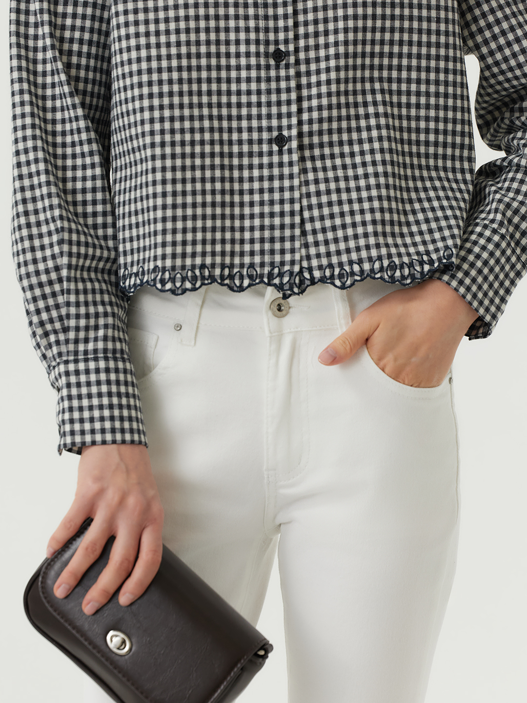 Джинсы белый для женщин 47218D-4 74