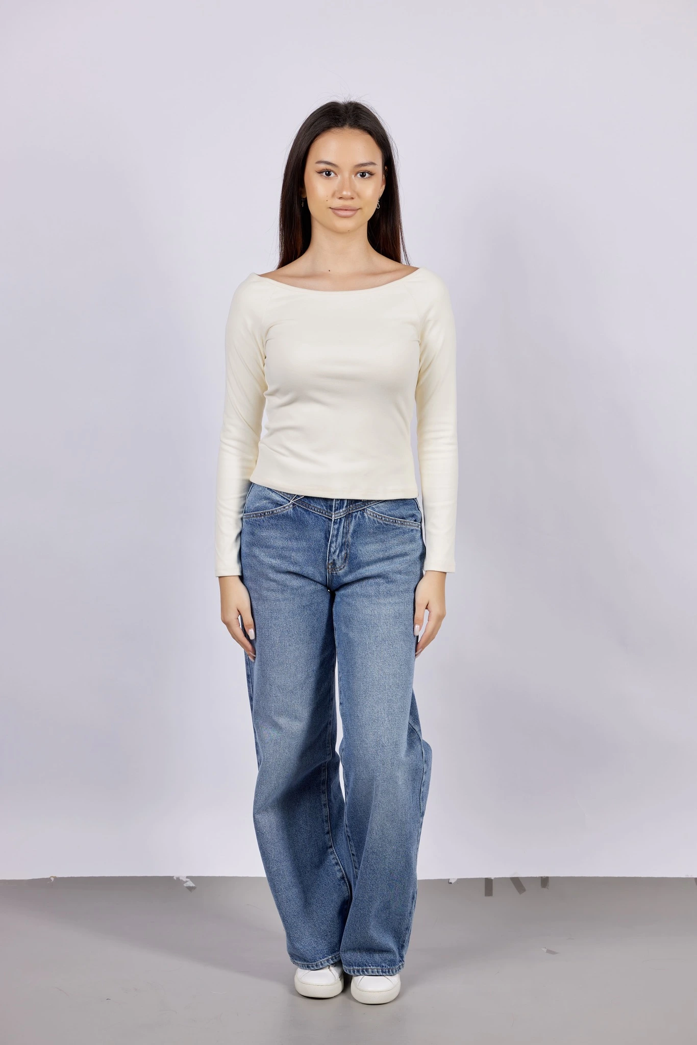 Лонгслив айвори для женщин 43231-234 59
