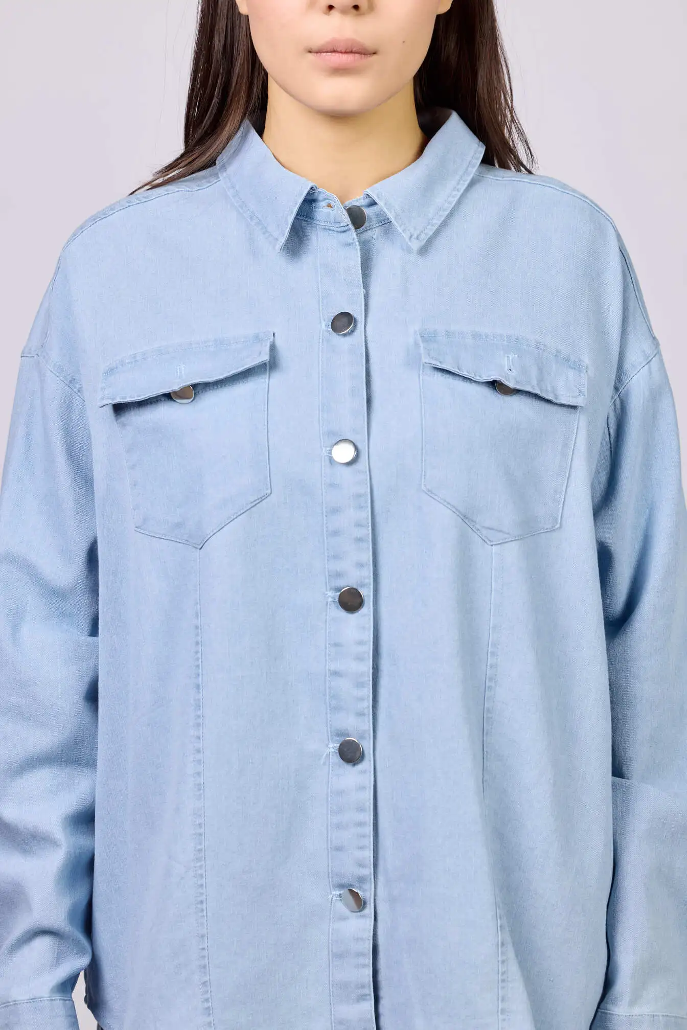 Рубашка голубой для женщин 42213-10 66