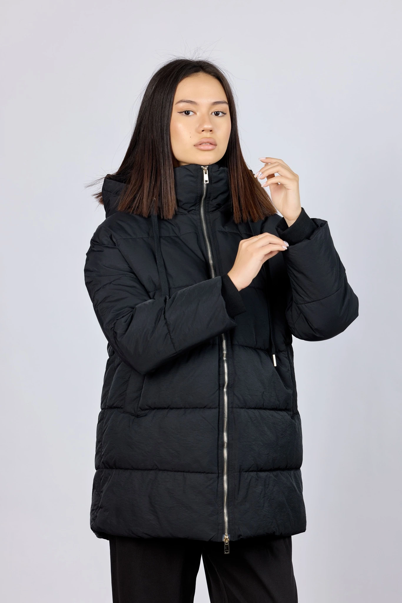 Куртка черный для женщин 43408-1 47