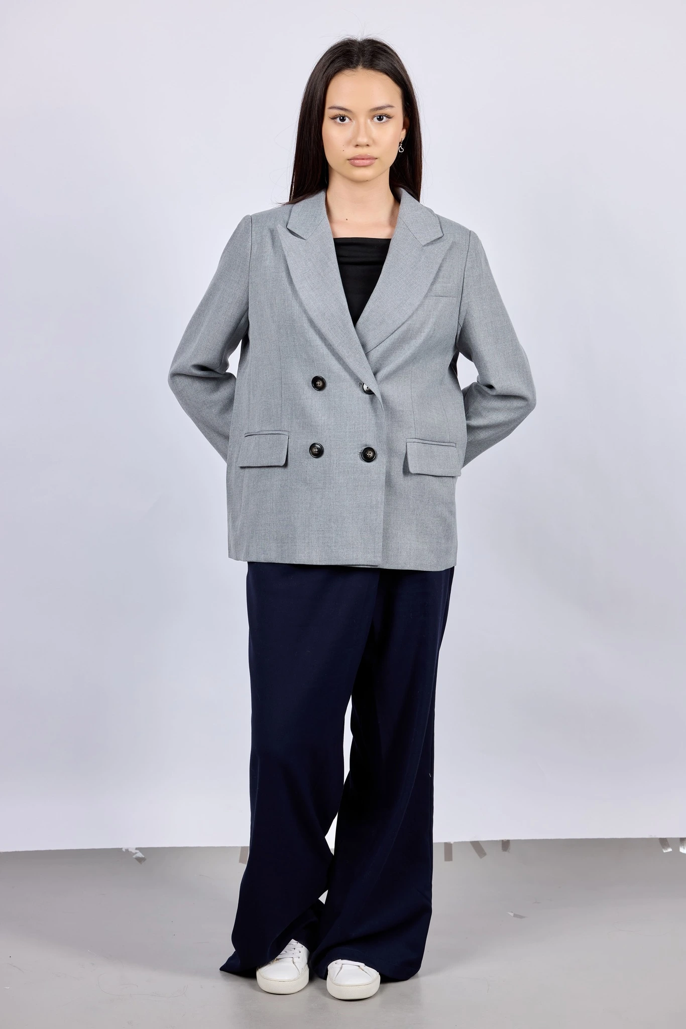 Жакет серый для женщин 43207-61 64