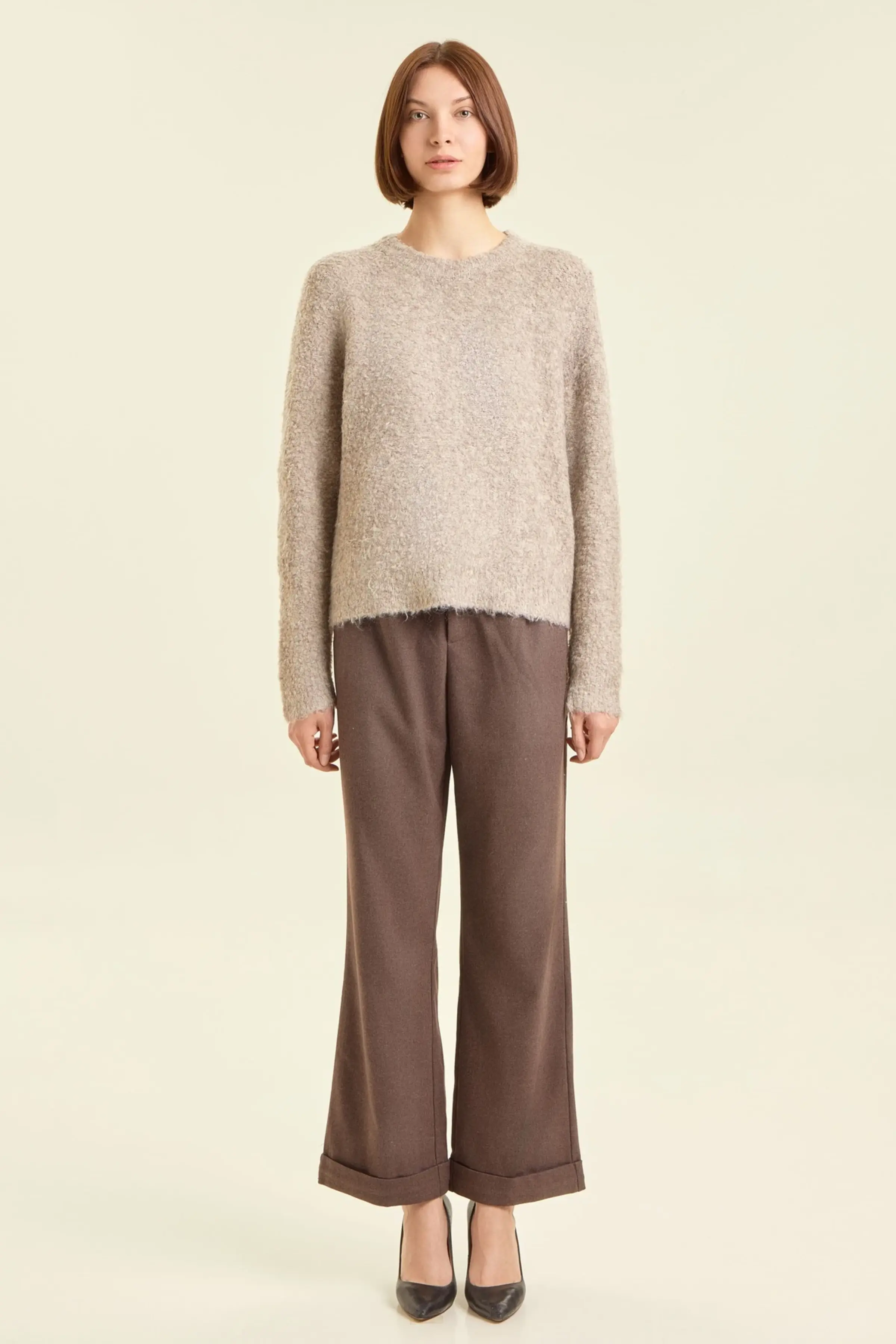 Свитер бежевый для женщин 47292-15 65