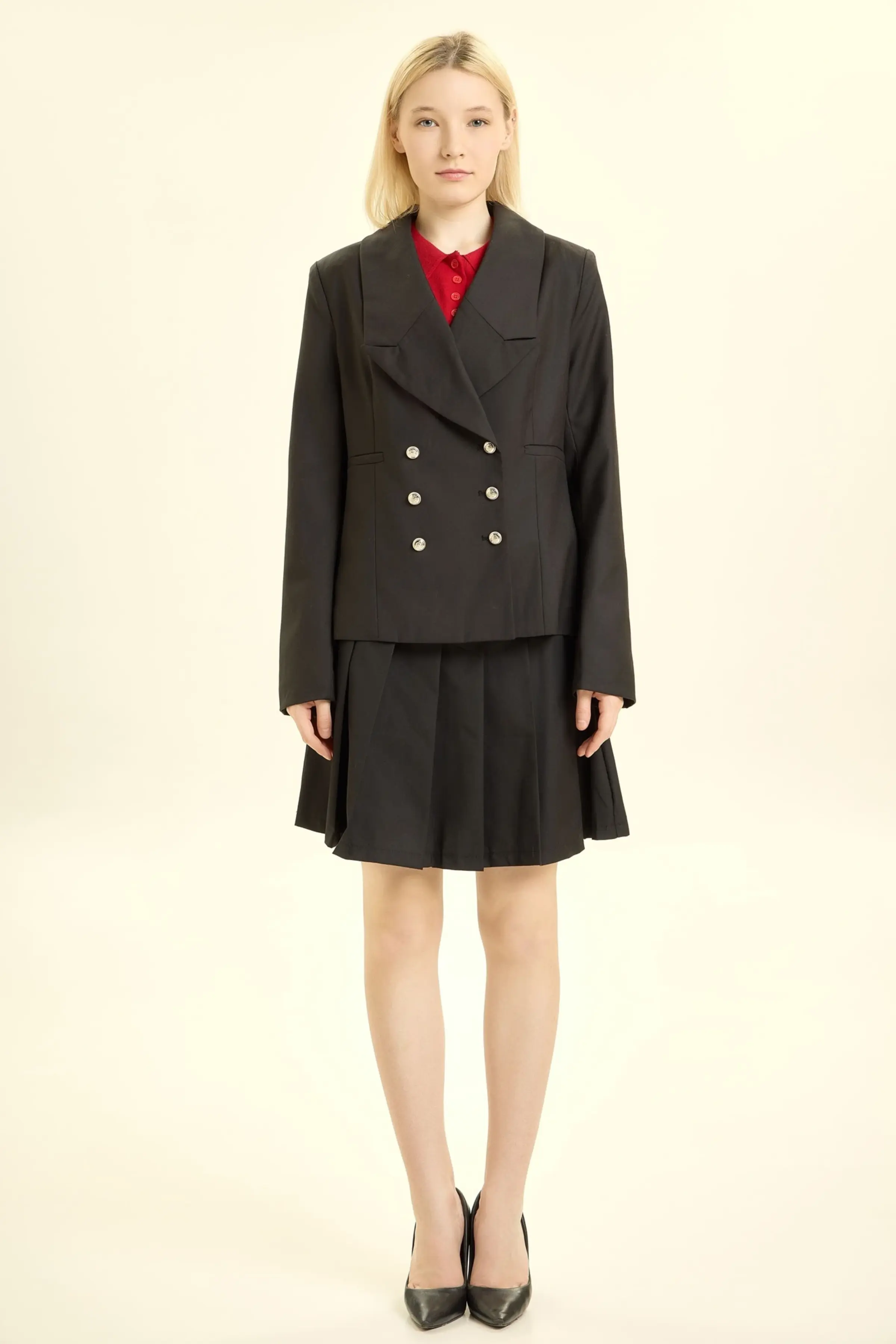 Жакет черный для женщин 46139-1 64