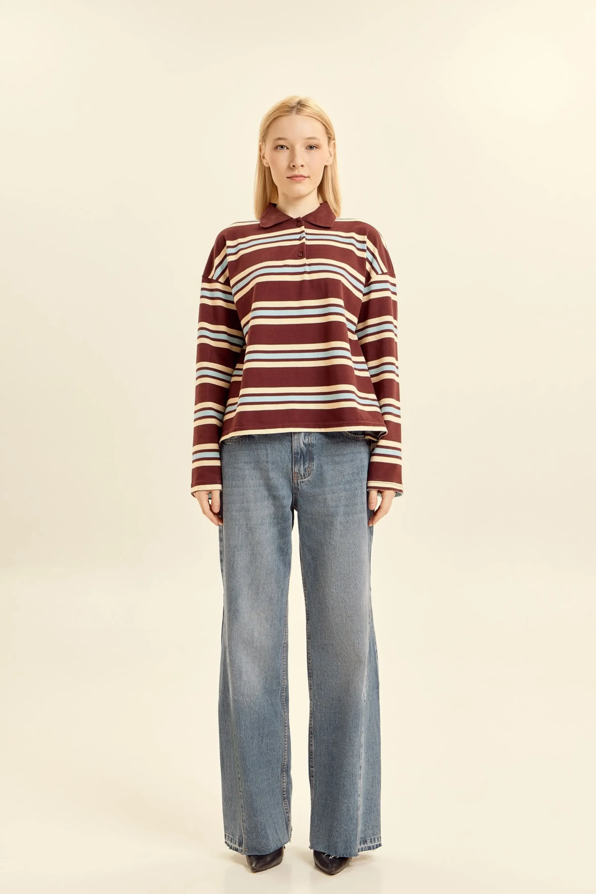 Джинсы синий для женщин 46269-65 74