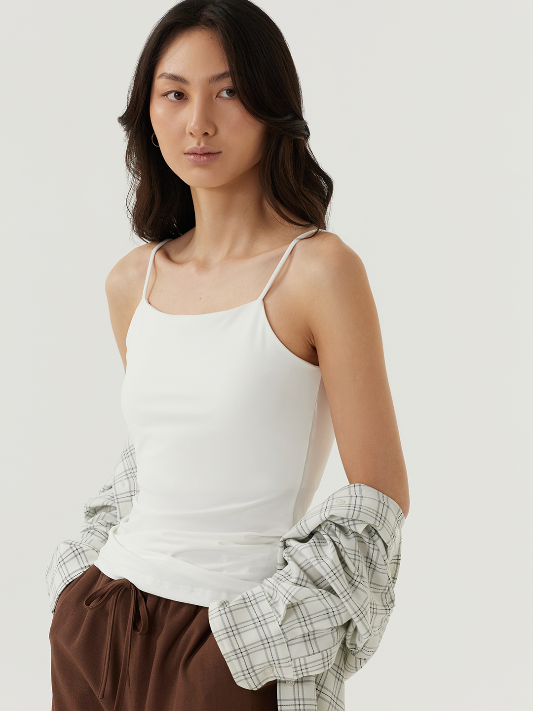 Топ белый для женщин 48195-4 46