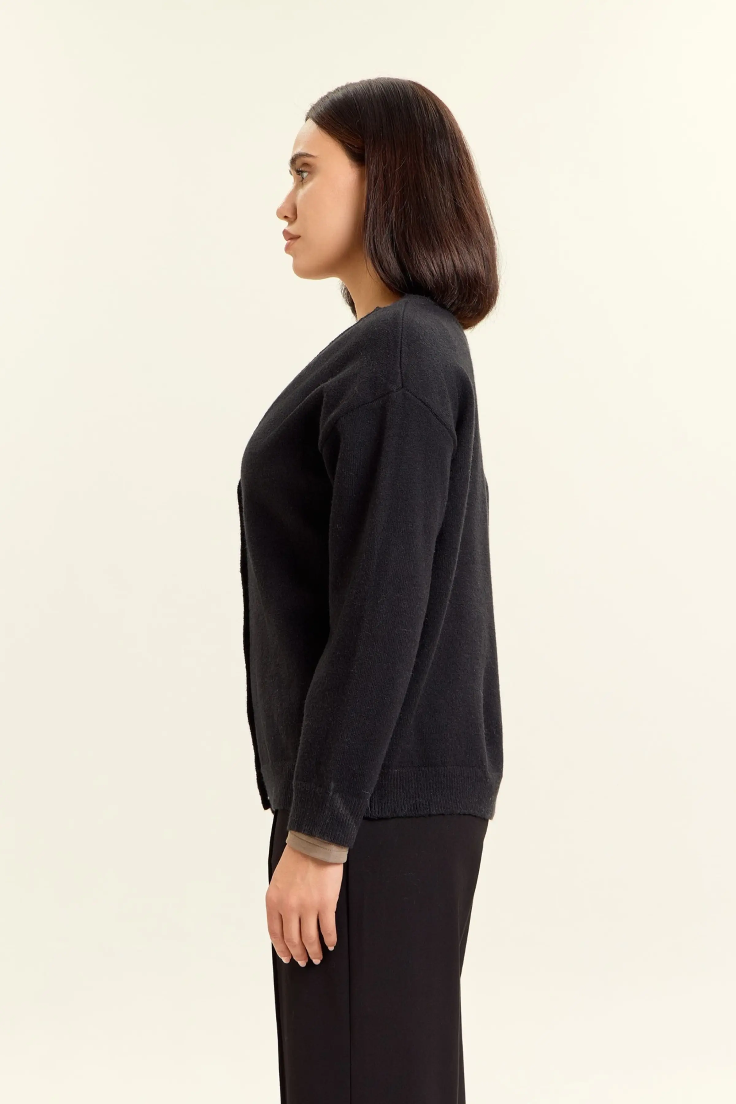 Кардиган черный для женщин 47296-1 50