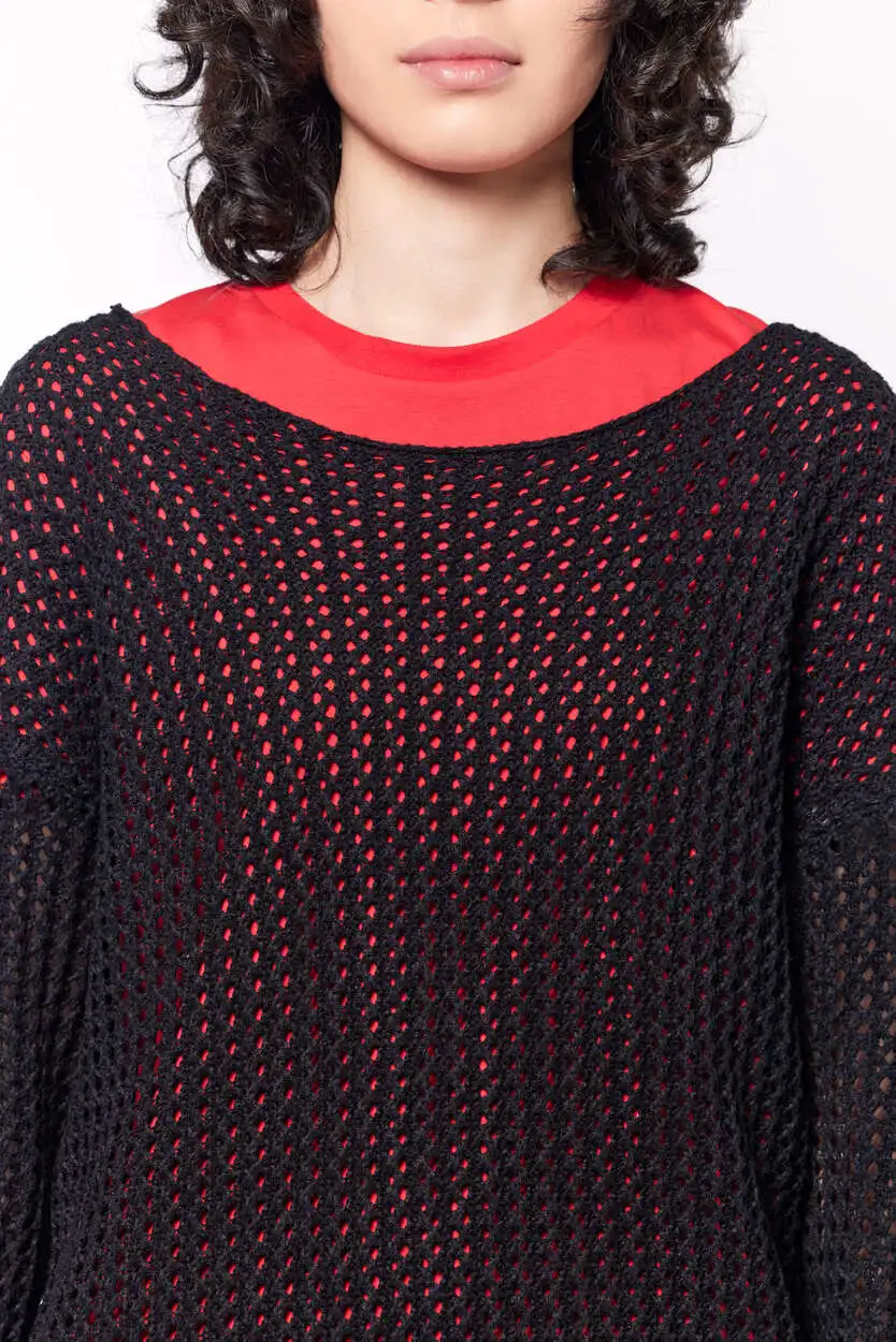 Джемпер черный для женщин 44240-1 60