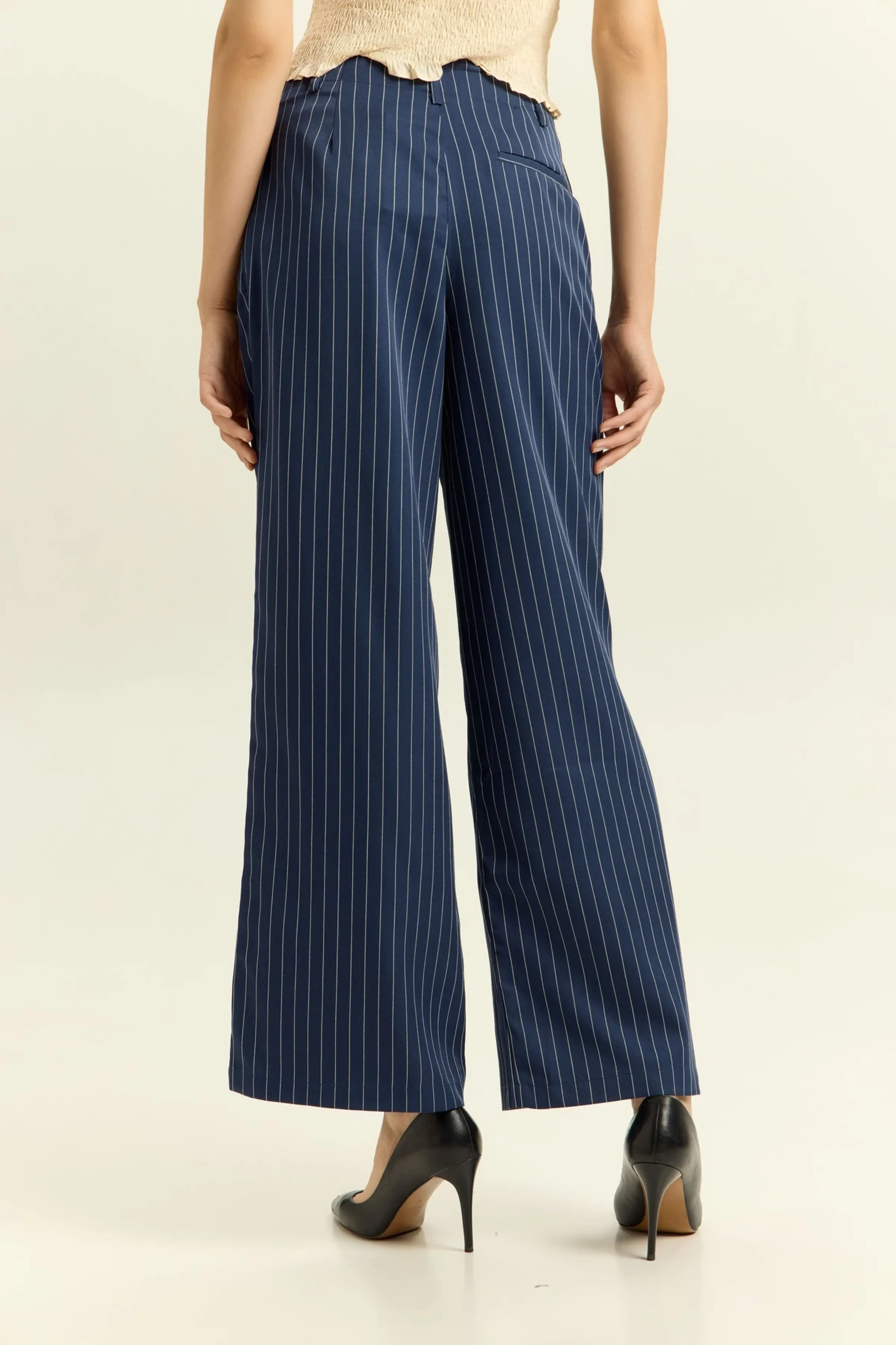 Брюки синий в полоску для женщин 41241-158 71