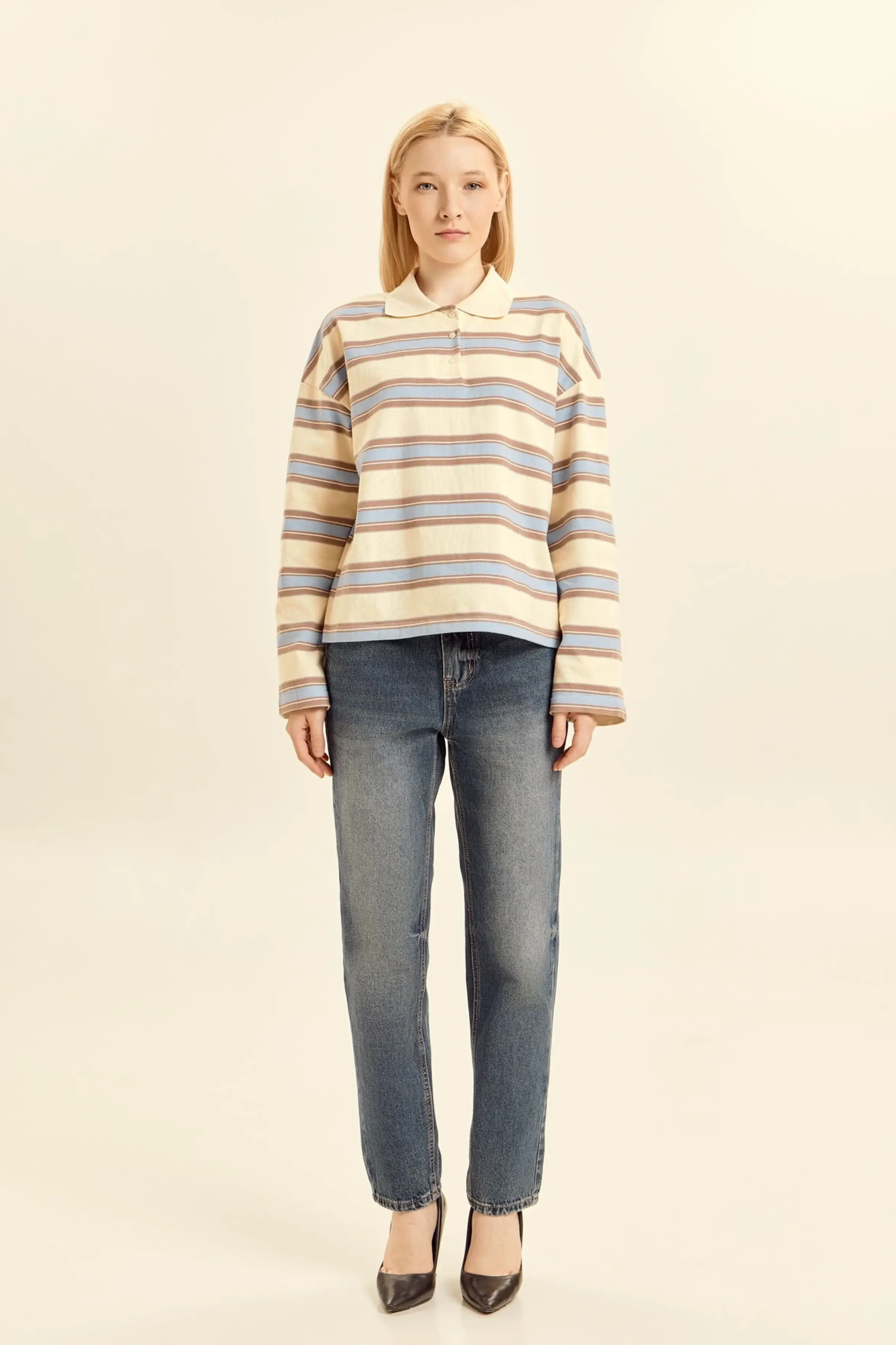 Джинсы синий для женщин 46755-65 74