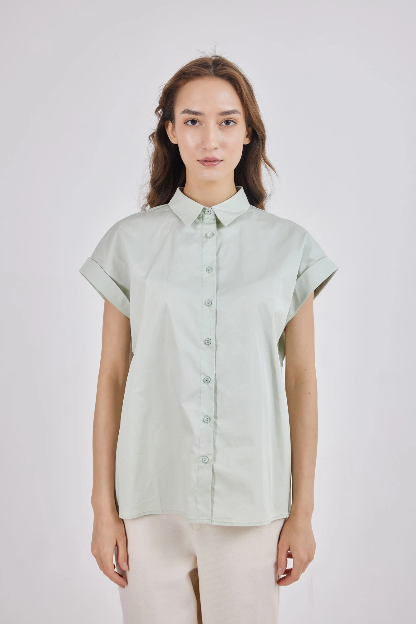 Рубашка светло-зеленый для женщин 41256-8 66