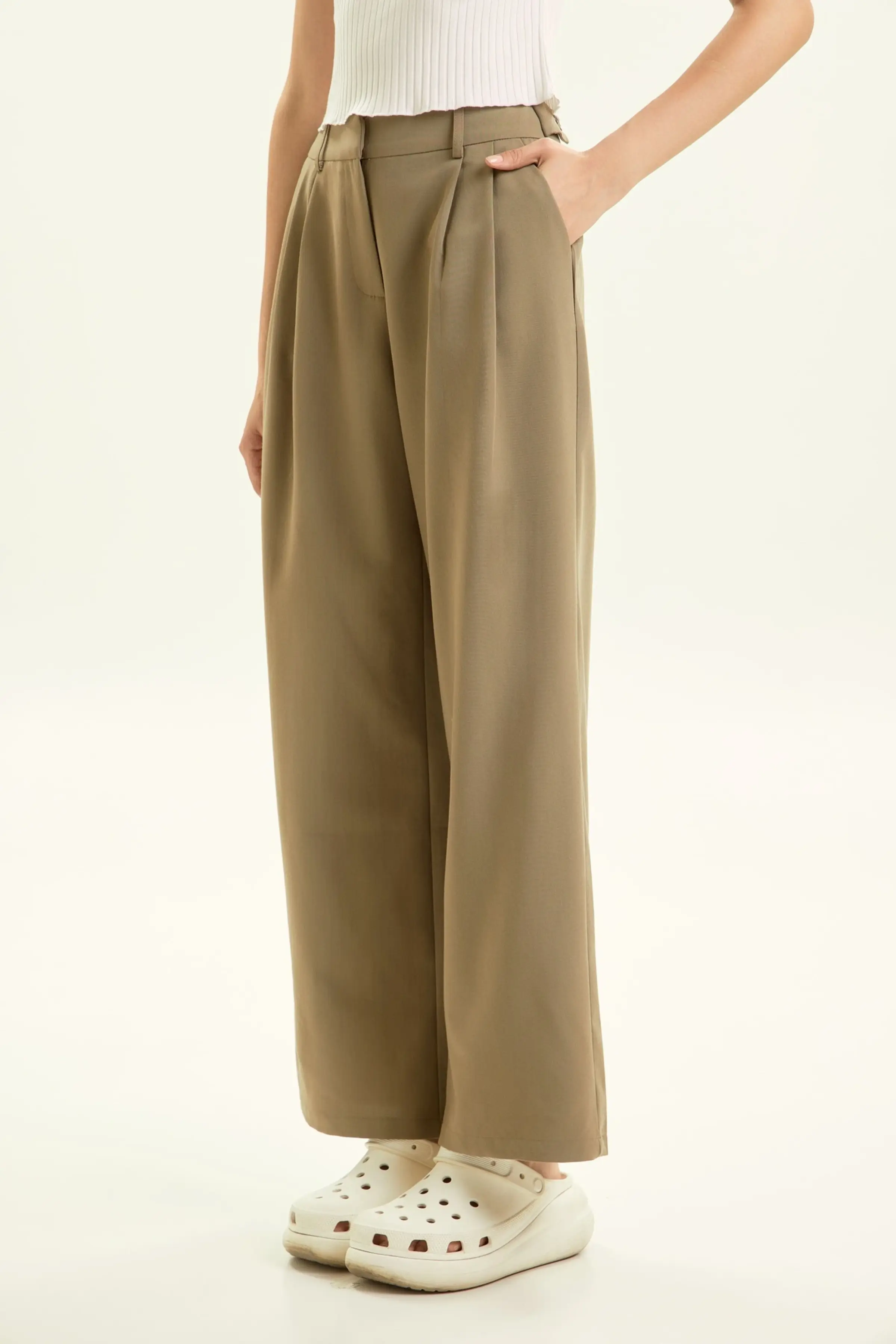 Брюки хаки для женщин 45326-14 71