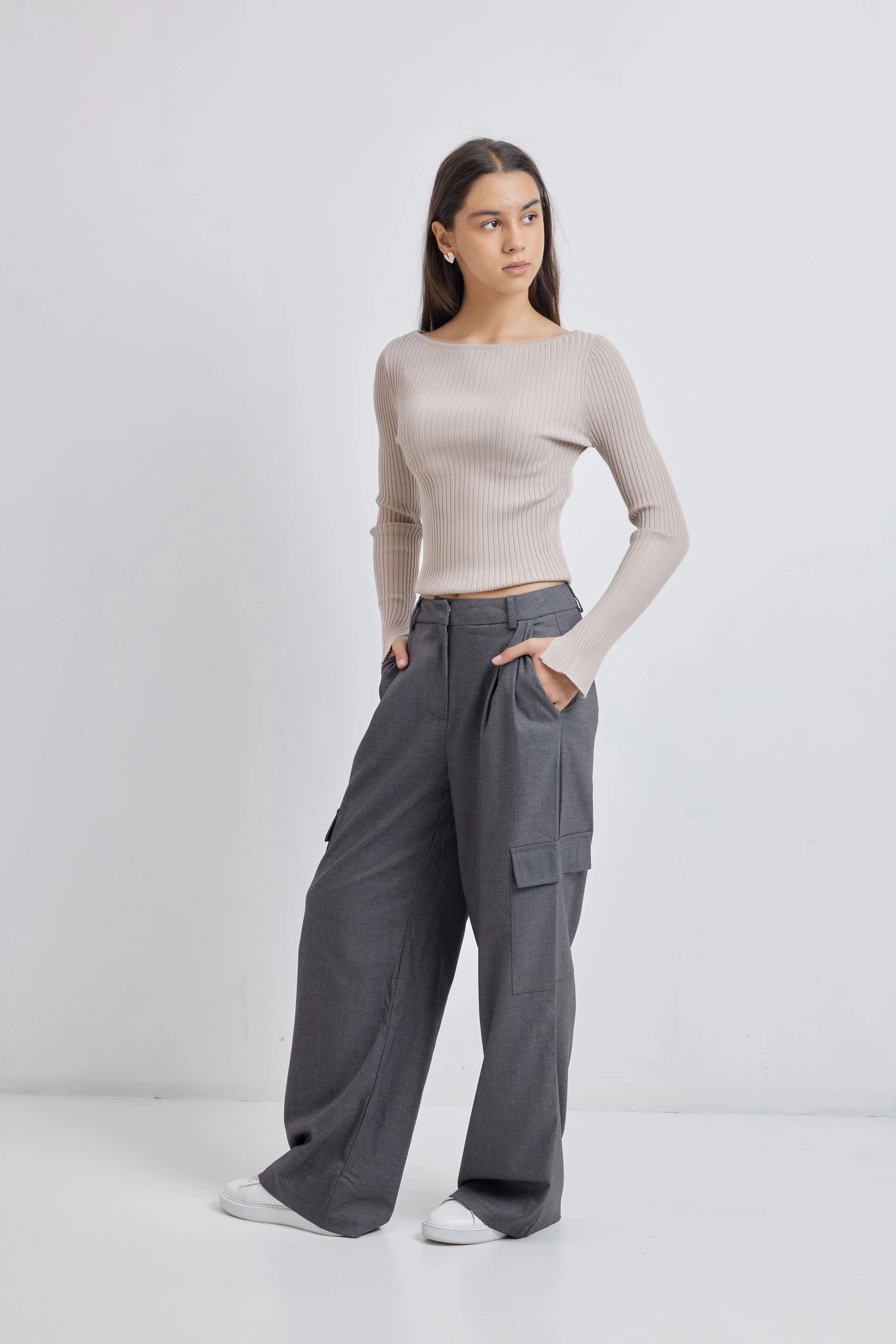 Джемпер бежевый для женщин 42405U-15 60