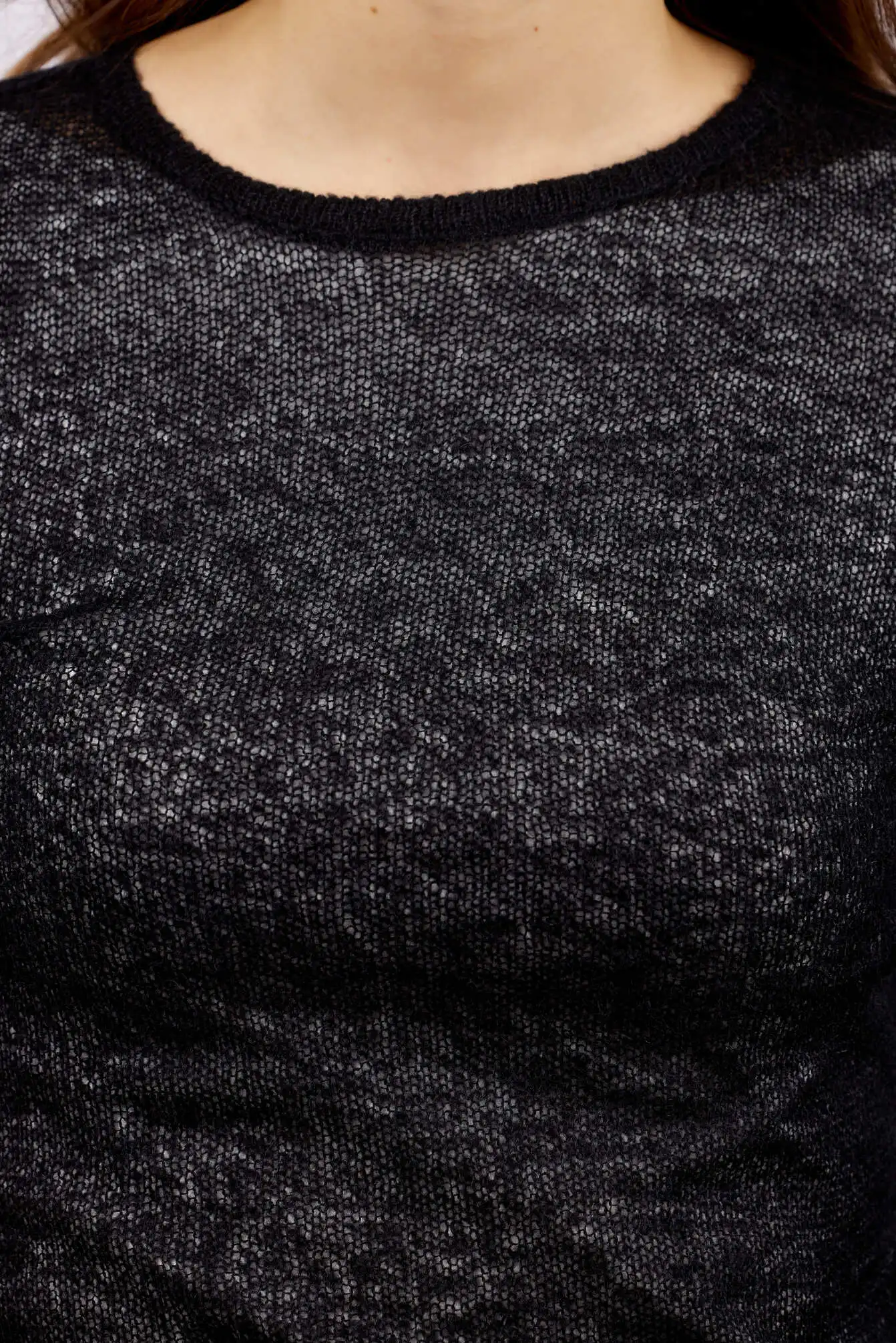 Джемпер черный для женщин 43148-1 60