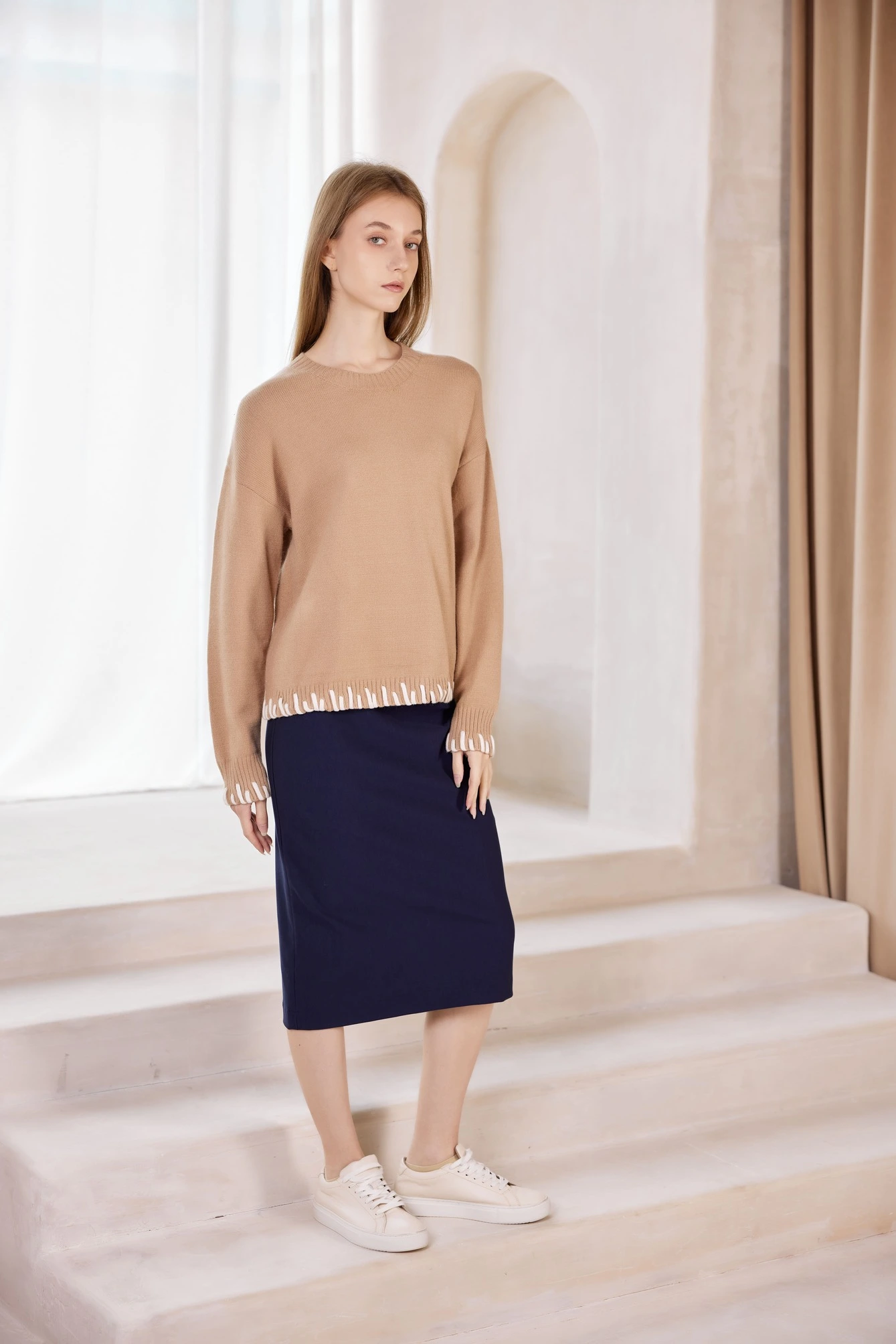 Юбка темно-синий для женщин 42176-18 52