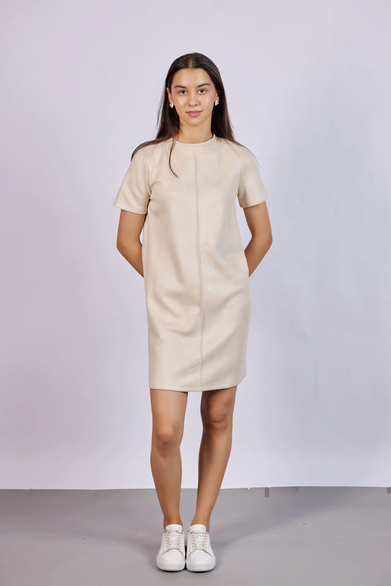 Платье бежевый для женщин 43121-15 54