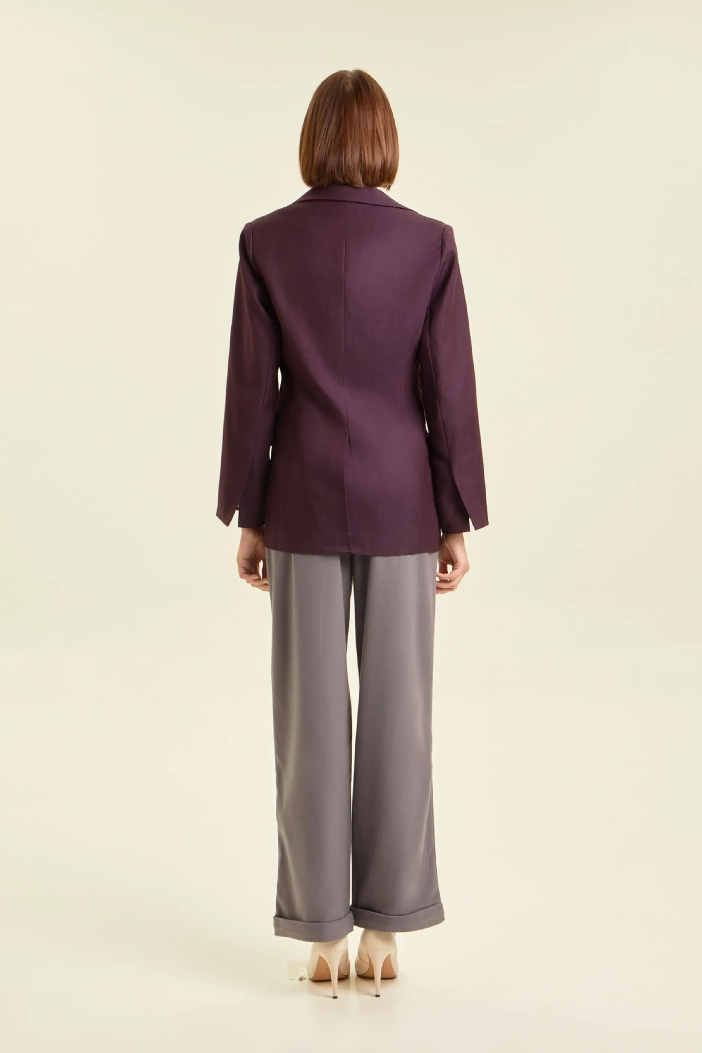 Жакет сливовый для женщин 47194-23 64
