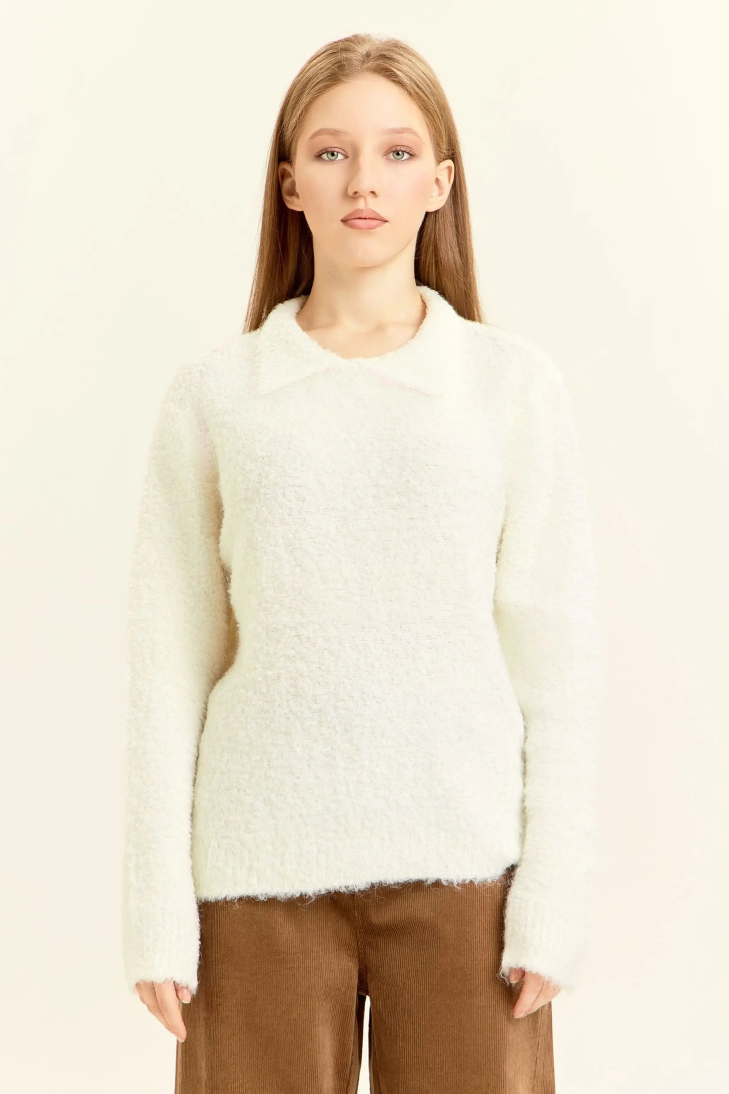 Свитер белый для женщин 47131-4 65