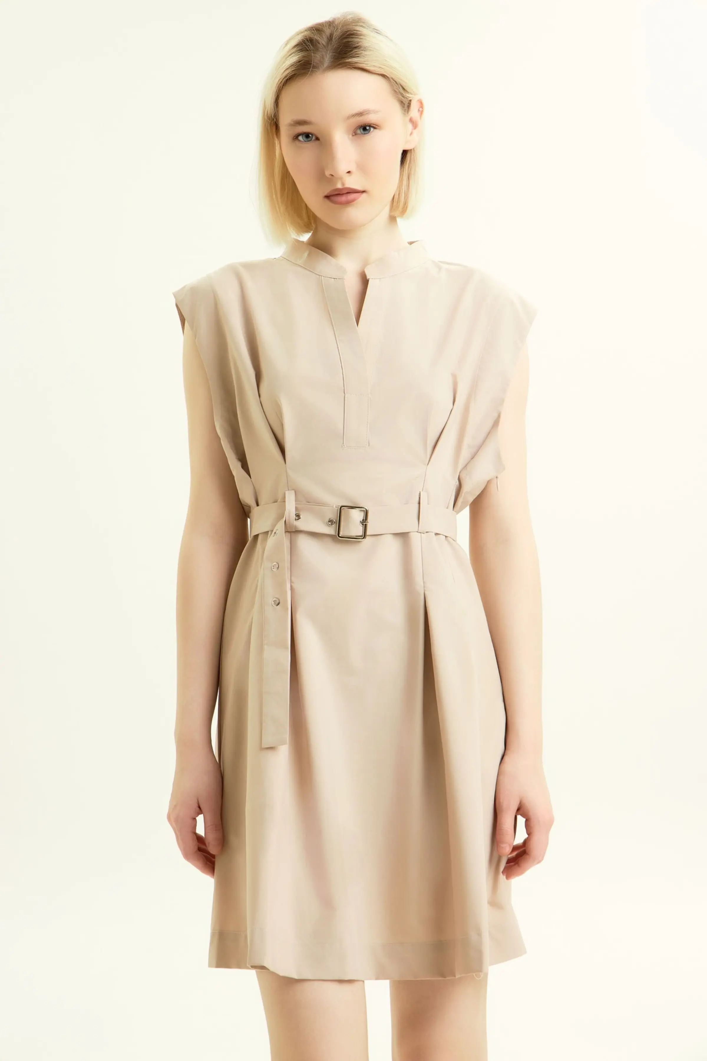 Платье бежевый для женщин 45364D-15 54