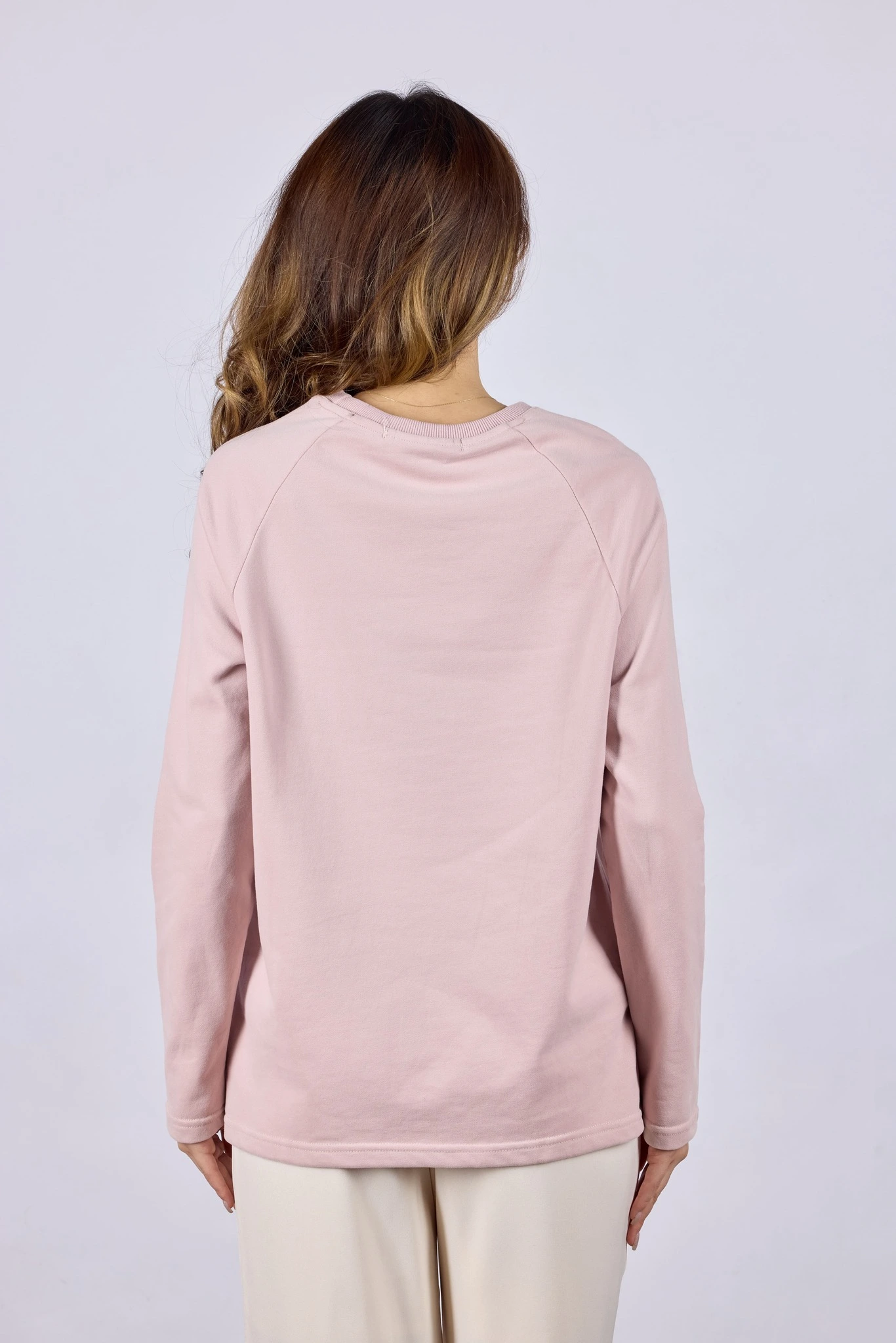 Лонгслив розовый для женщин 44118-17 59