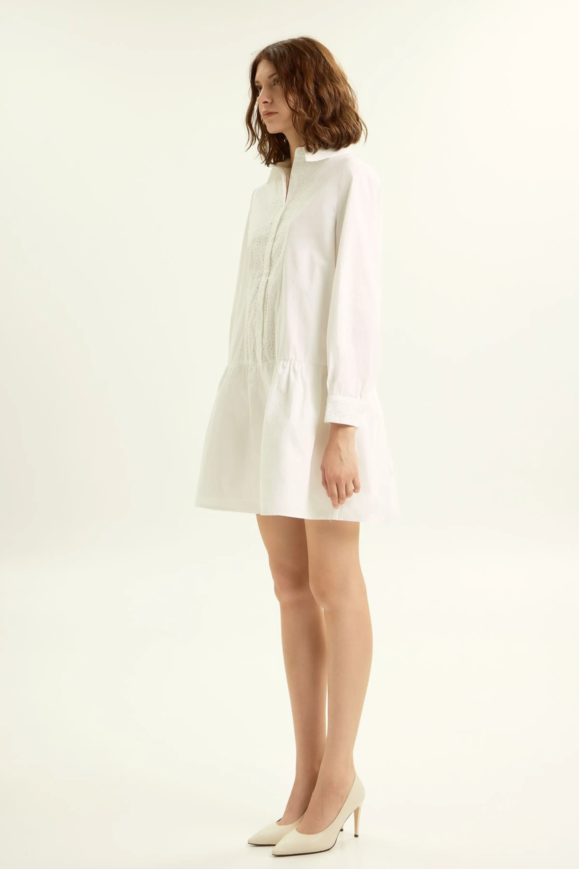 Платье белый для женщин 44107-4 54