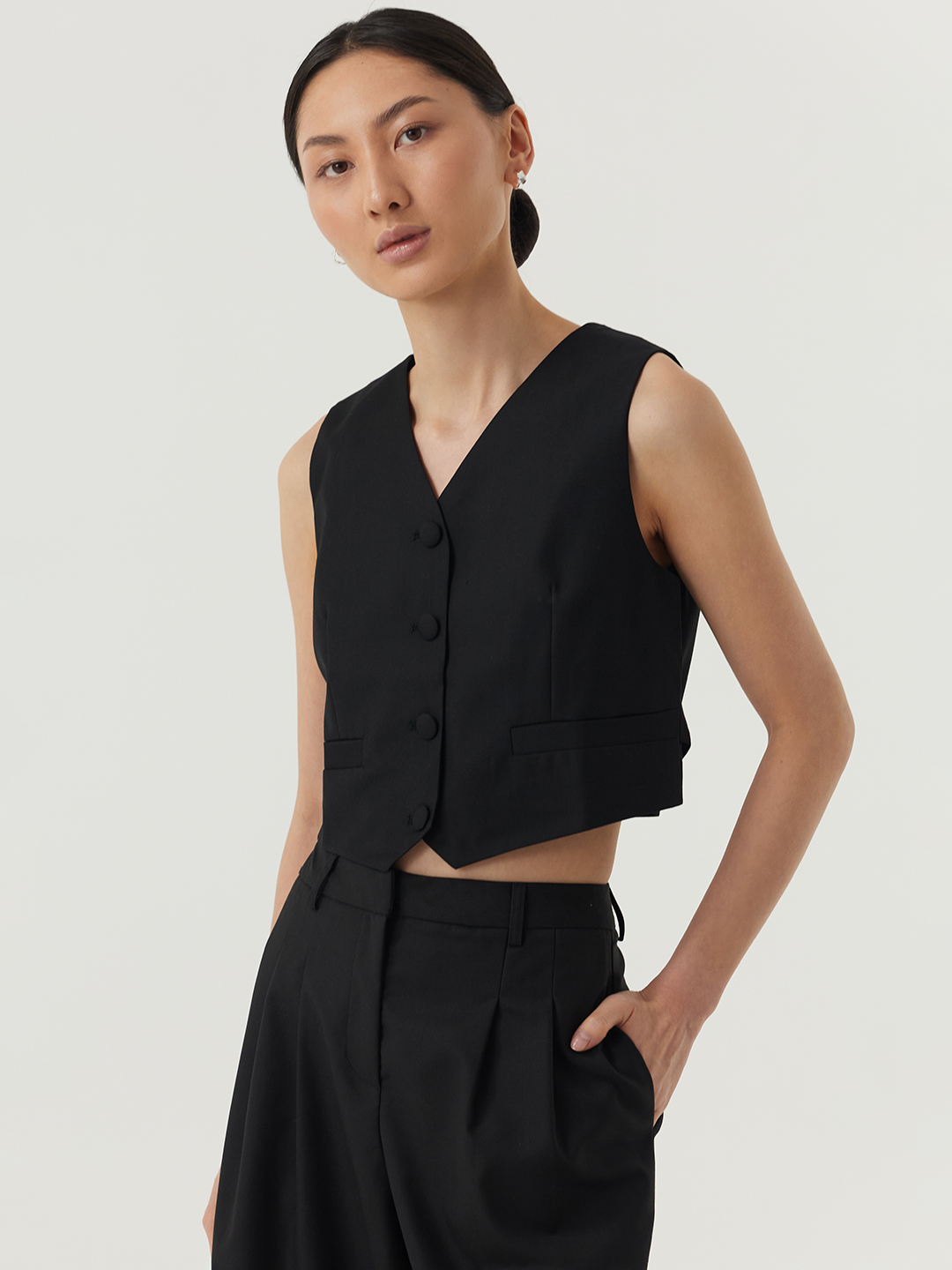 Жилетка черный для женщин 48229-1 68