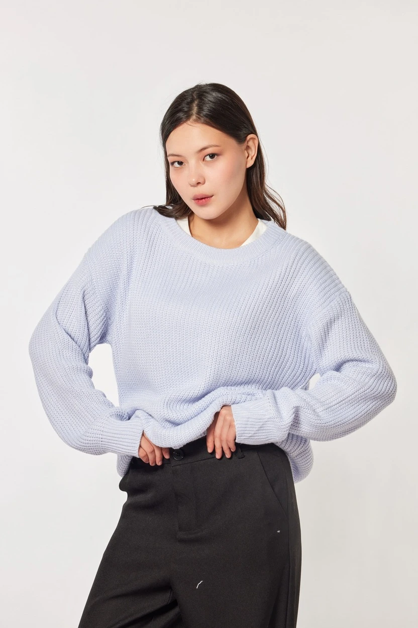 Свитер светло-синий для женщин 43241-195 65