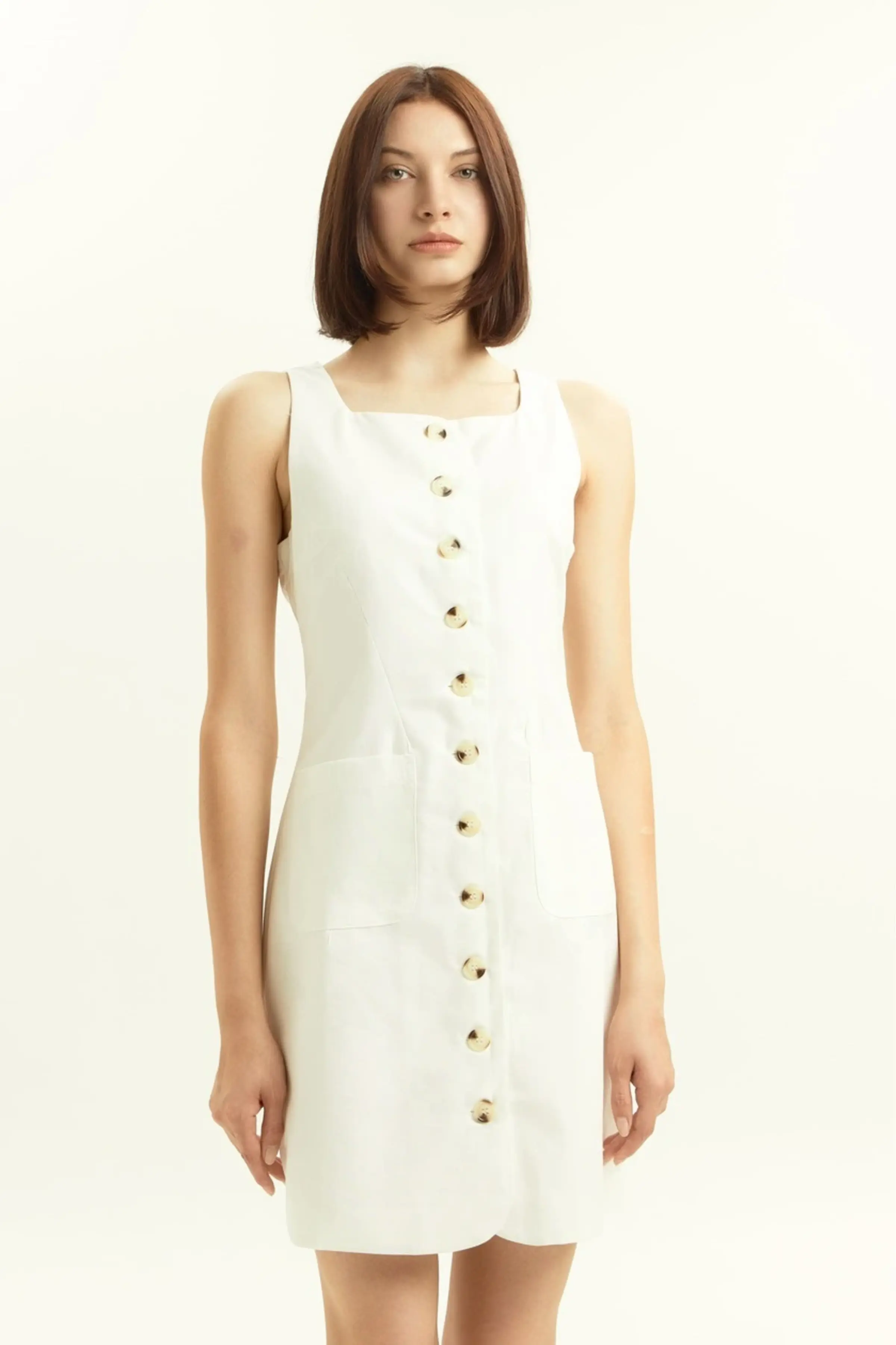 Платье белый для женщин 45186-4 54