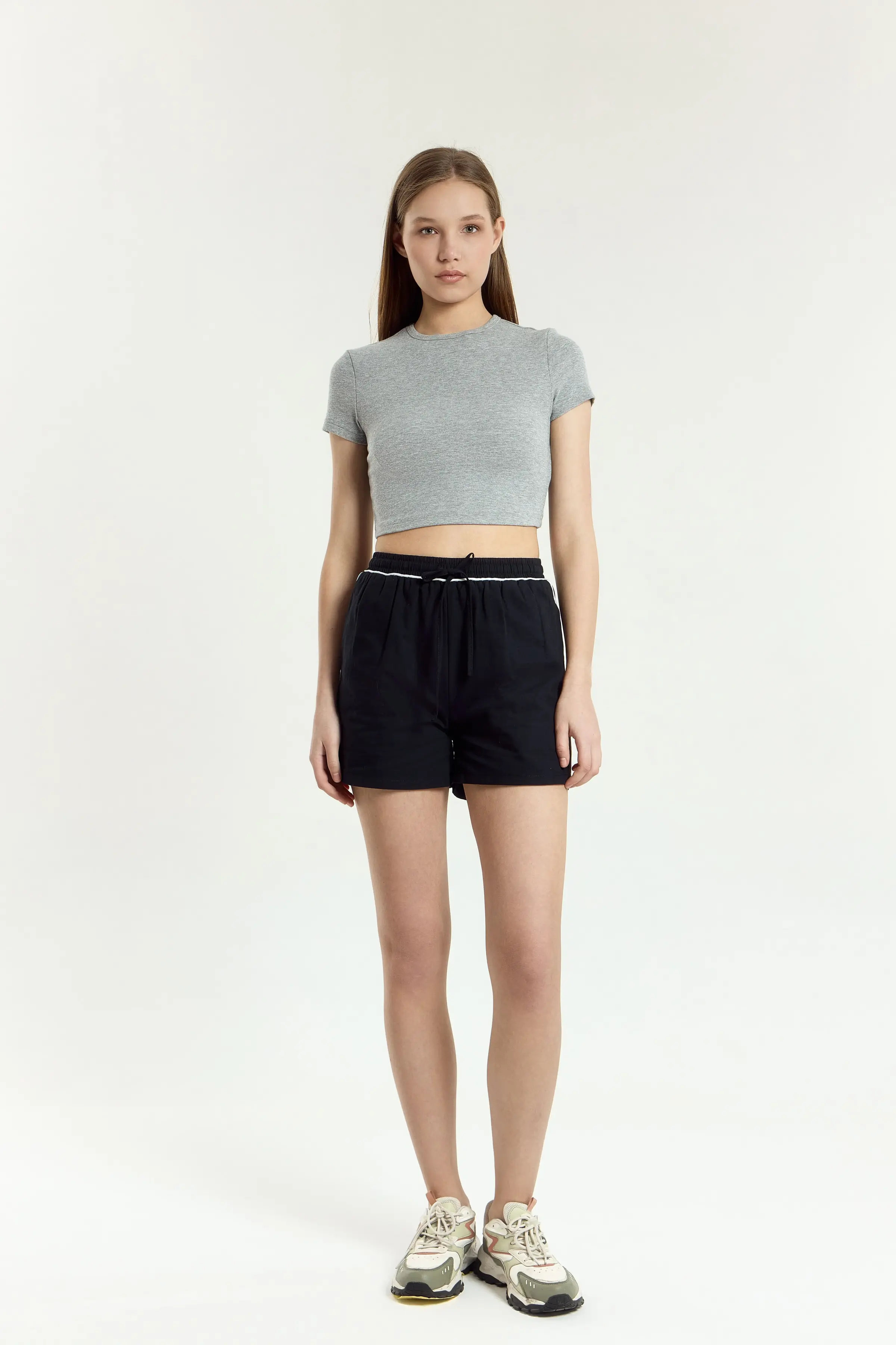 Футболка серый для женщин 45333D-61 67