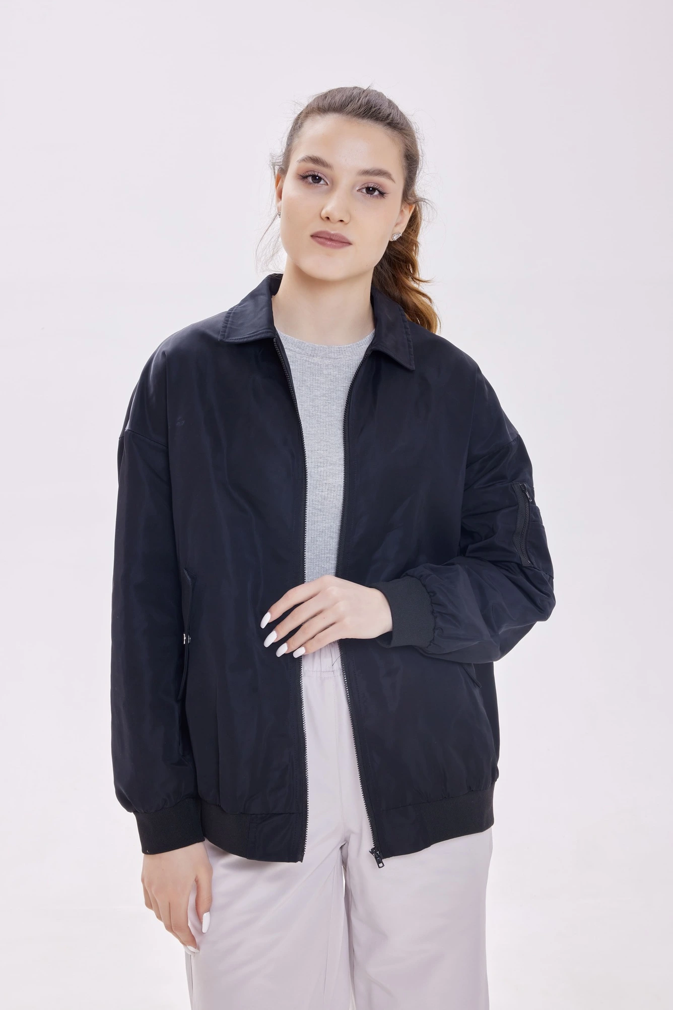 Куртка черный для женщин 40330-1 47