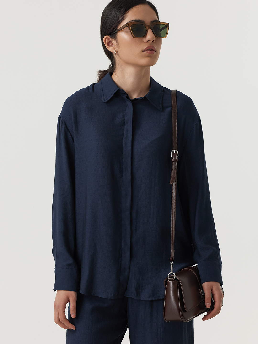 Рубашка синий для женщин 48302-65 66