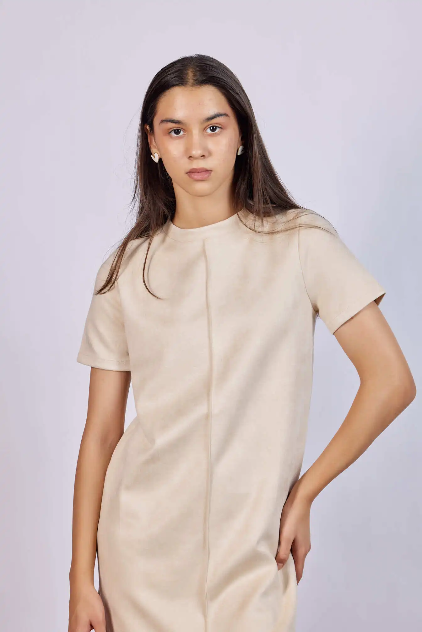 Платье бежевый для женщин 43121-15 54