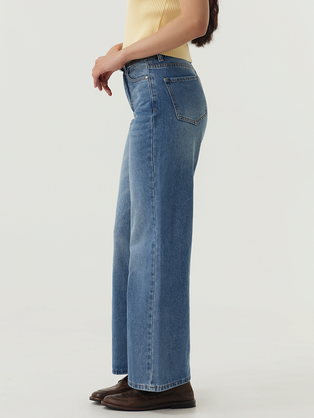 Джинсы голубой для женщин 48855-10 74